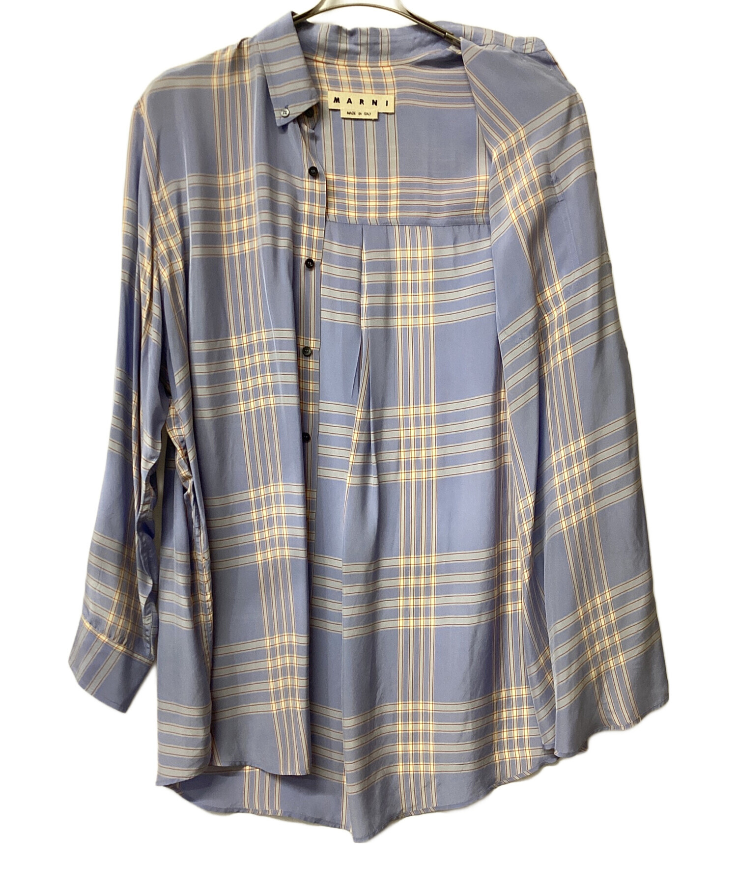 中古・古着通販】MARNI (マルニ) レーヨンチェック オーバーサイズ
