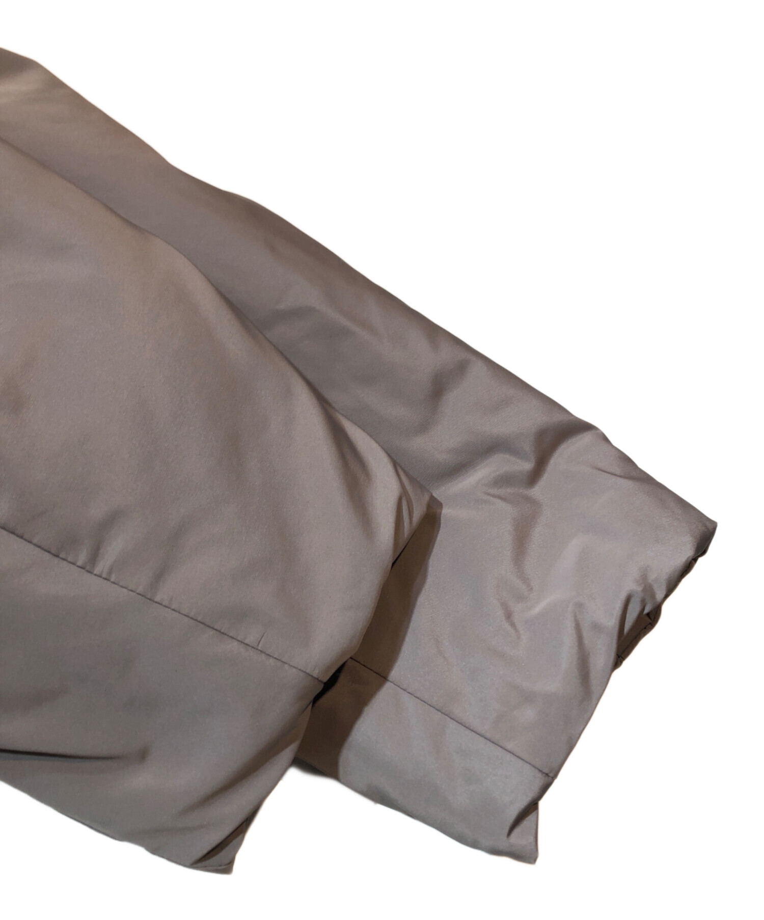 中古・古着通販】EBURE (エブール) フォルムダウンコート ライトグレー