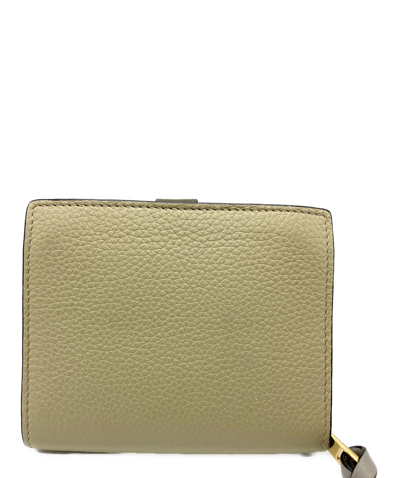 【新品・正規品】ロエベ コンパクトジップウォレット カーキ×ライムグリーン 中古・古着通販】LOEWE (ロエベ) コンパクト ジップウォレット