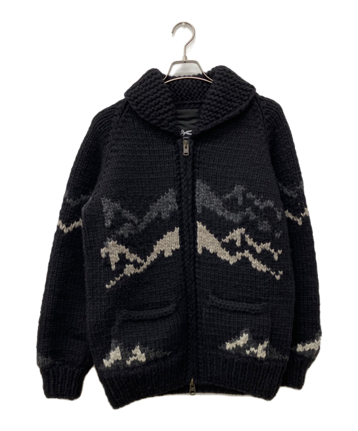 中古・古着通販】Denham (デンハム) カウチンニットカーディガン 