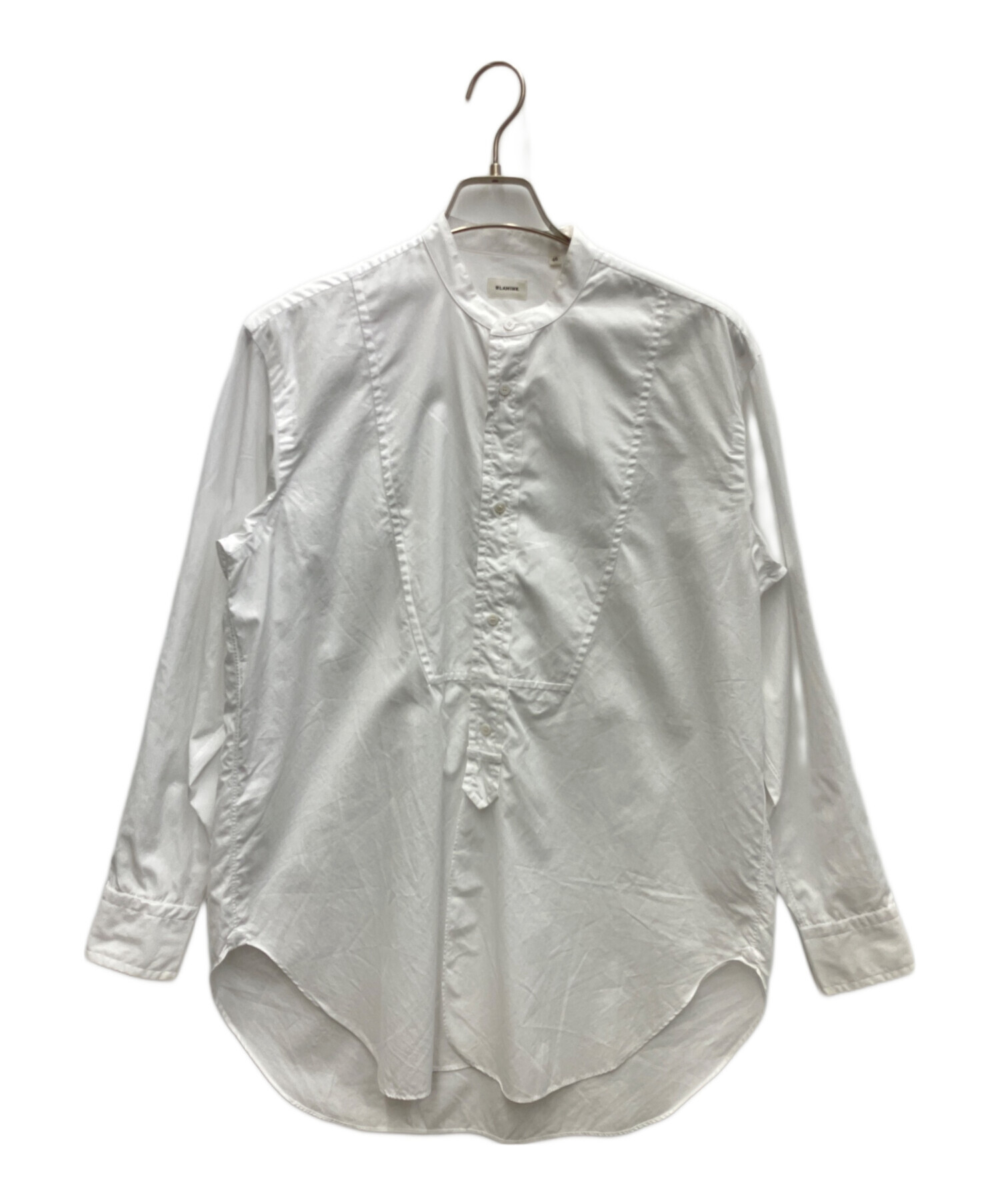 中古・古着通販】BLAMINK (ブラミンク) コットン バンドカラーシャツ