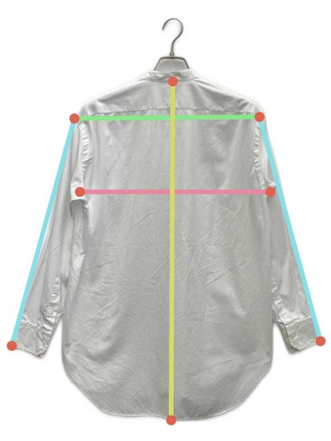 中古・古着通販】BLAMINK (ブラミンク) コットン バンドカラーシャツ