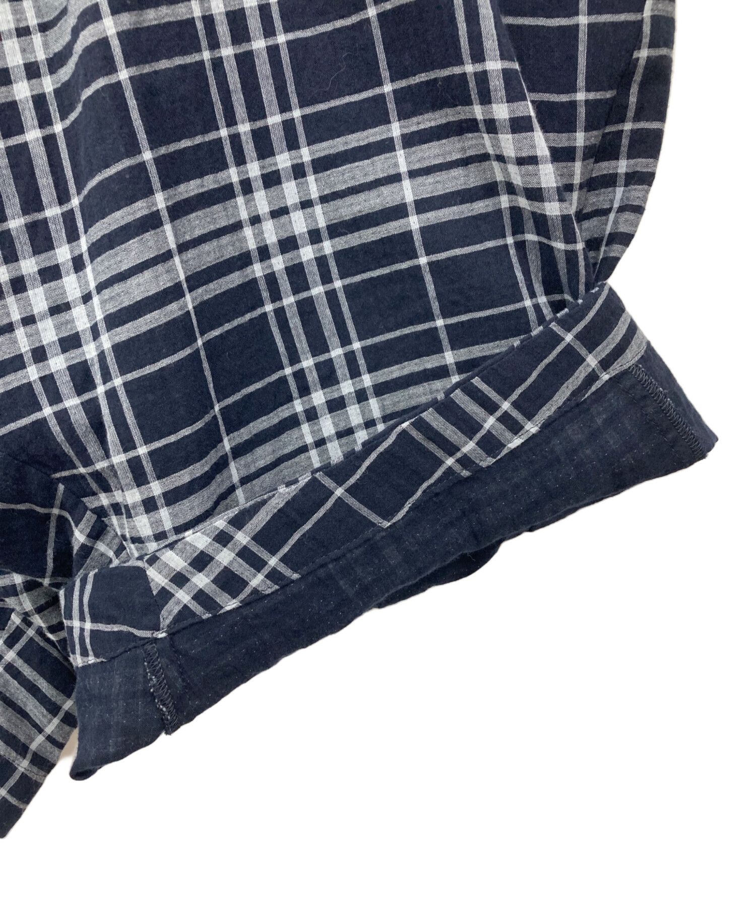 中古・古着通販】Y's (ワイズ) コットンチェックサルエルパンツ