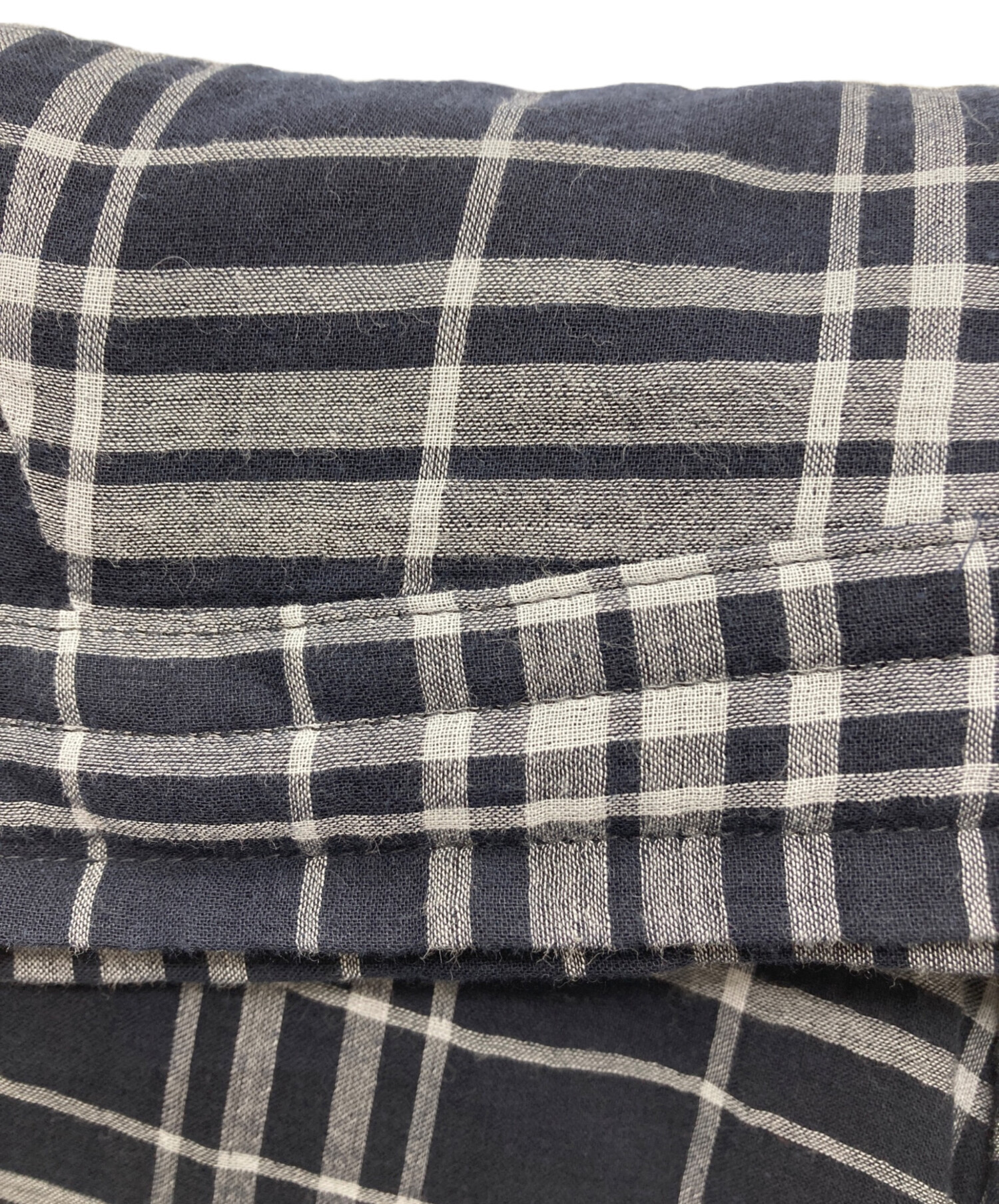 中古・古着通販】Y's (ワイズ) コットンチェックサルエルパンツ