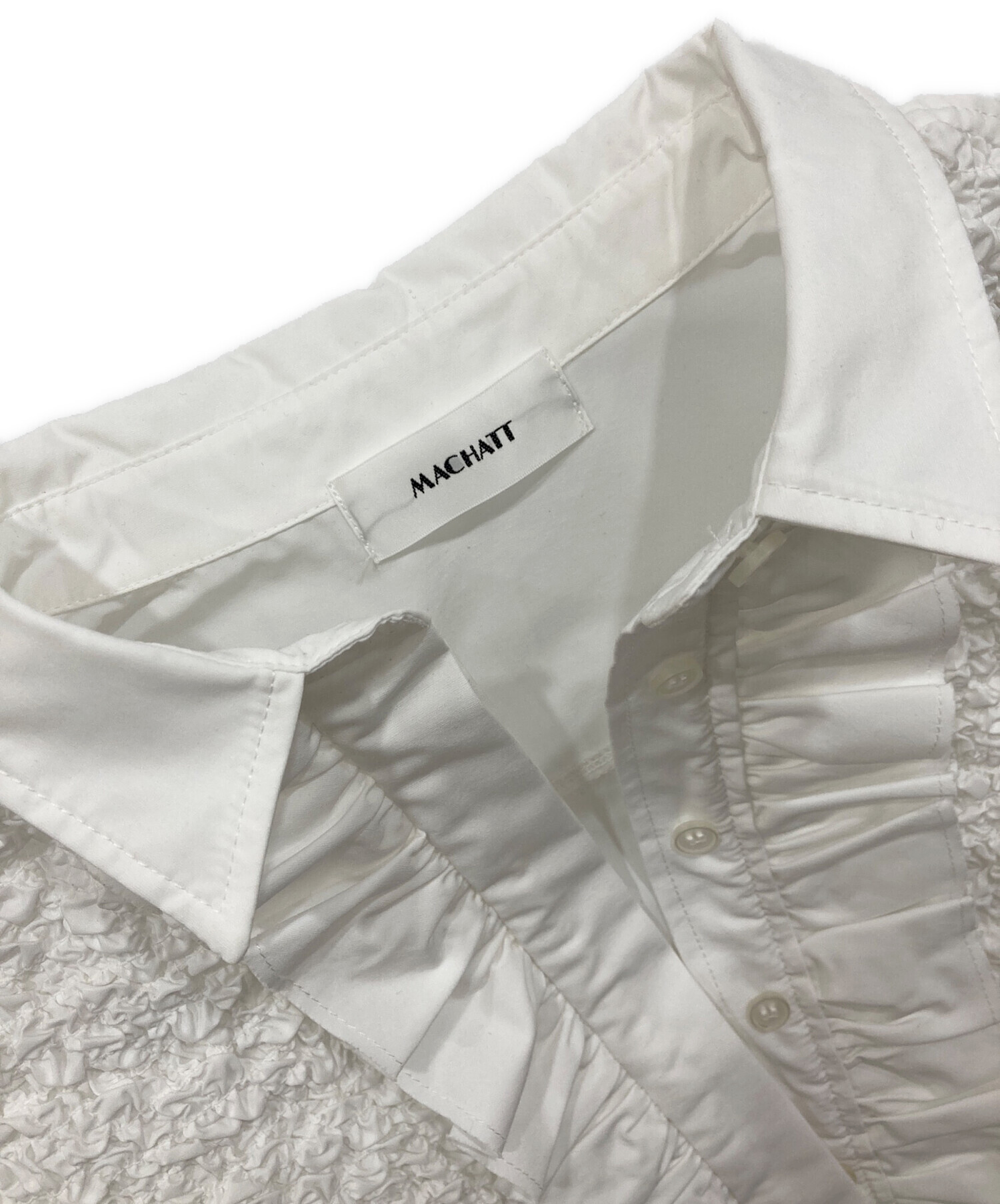 中古・古着通販】machatt (マチャット) フリルティアードシャツ