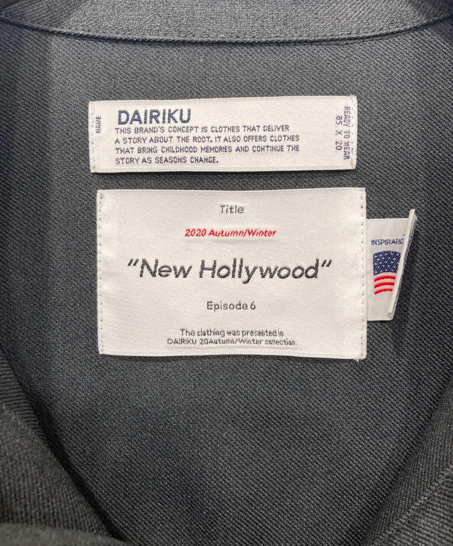 中古・古着通販】DAIRIKU (ダイリク) REGULAR POLYESTER JACKET 