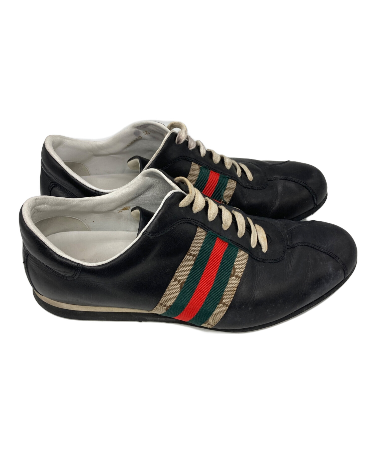 GUCCI ウルトラペーススニーカー　シェリーライン【未使用】 中古・古着通販】GUCCI (グッチ) シェリーライン レザースニーカー