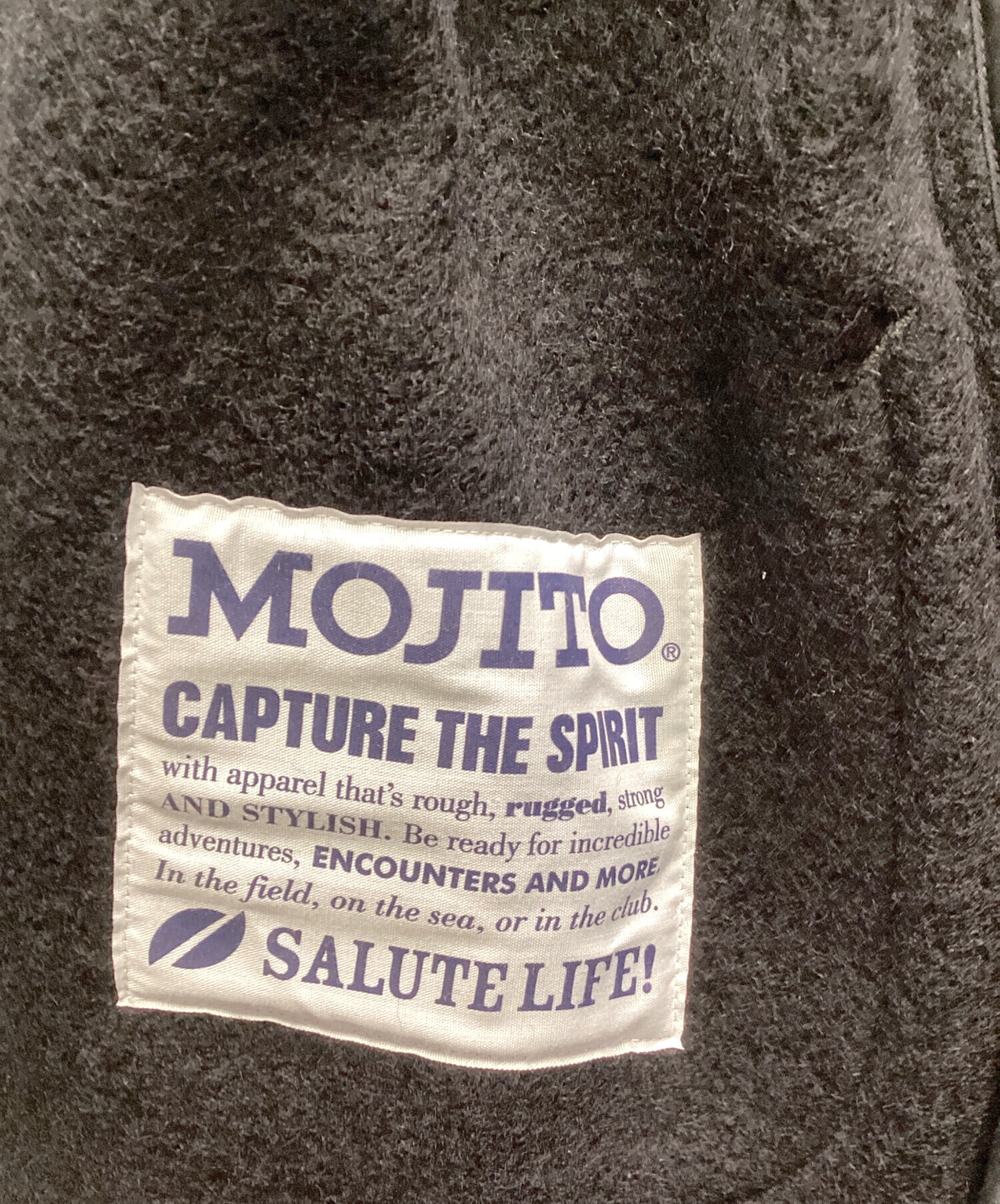 中古・古着通販】MOJITO (モヒート) ビーチクロスジャケット グレー