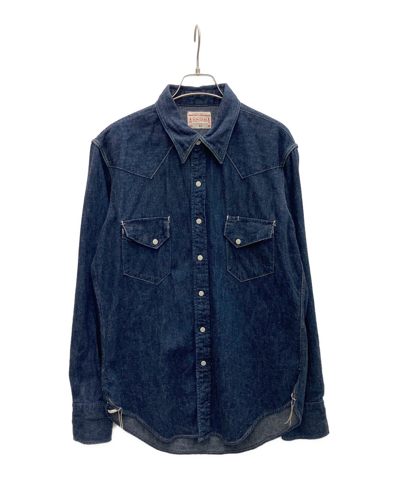 中古・古着通販】BONCOURA (ボンクラ) ウェスタン シャツ デニム
