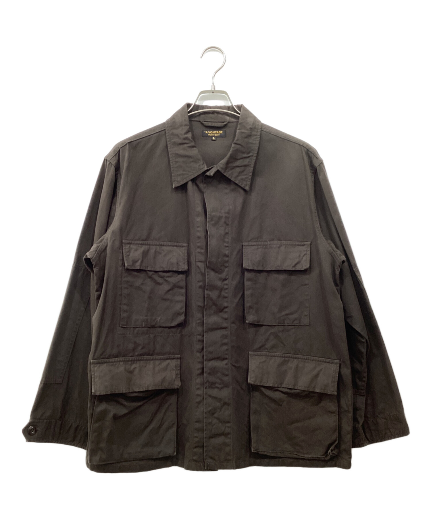 中古・古着通販】A vontade (アボンタージ) B.D.U. Jacket ブラウン 