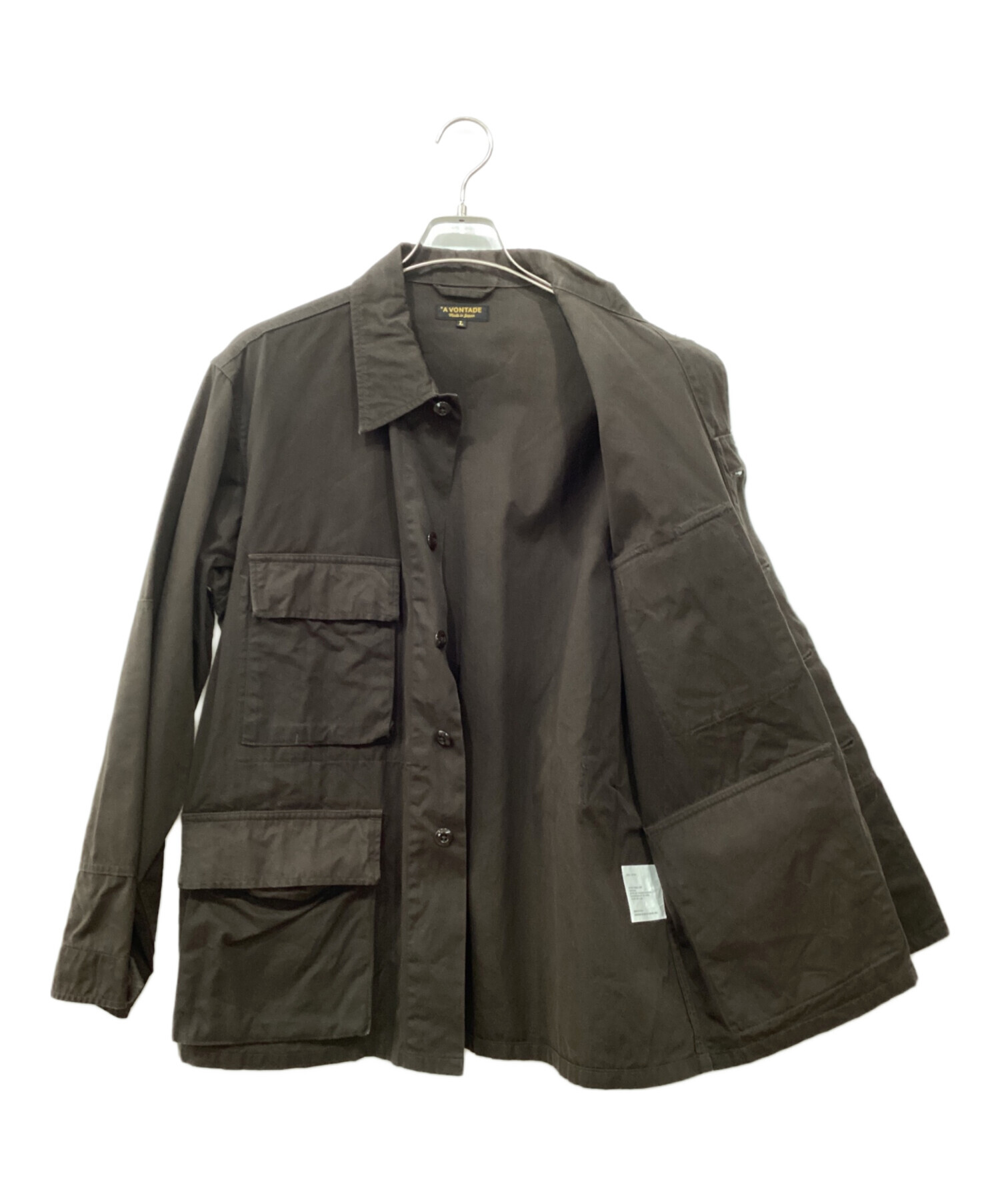 中古・古着通販】A vontade (アボンタージ) B.D.U. Jacket ブラウン 