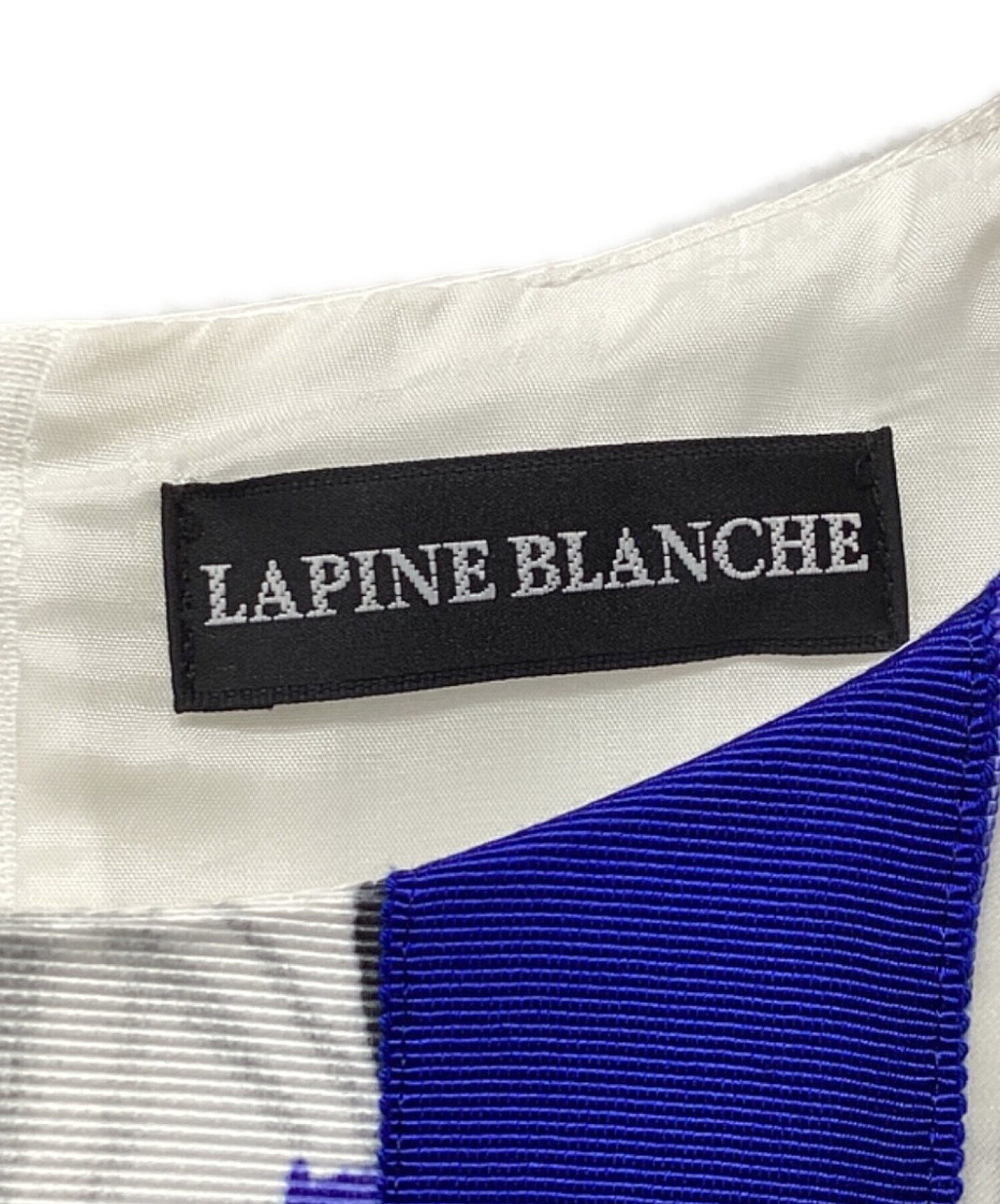 中古・古着通販】LAPINE BLANCHE (ラピーヌ ブランシュ) 配色切替