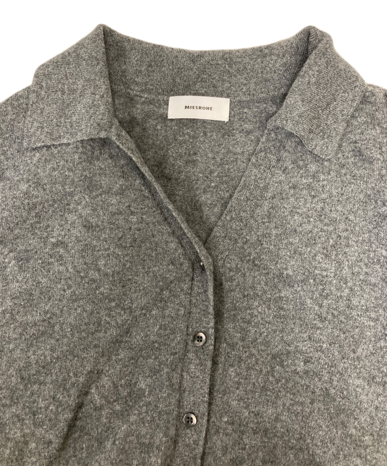 中古・古着通販】MIESROHE (ミースロエ) オープンカラーデザイン