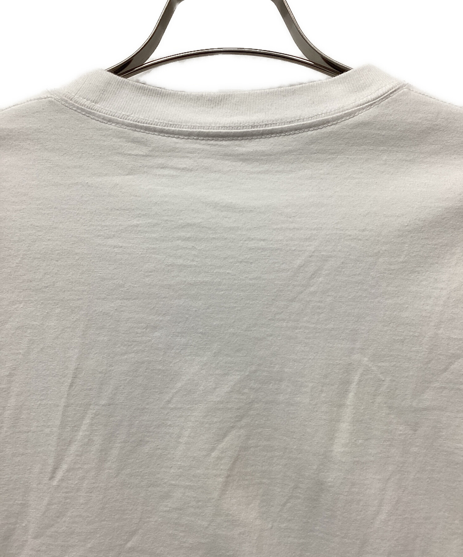中古・古着通販】ENNOY (エンノイ) ロゴパッチTシャツ ホワイト サイズ 