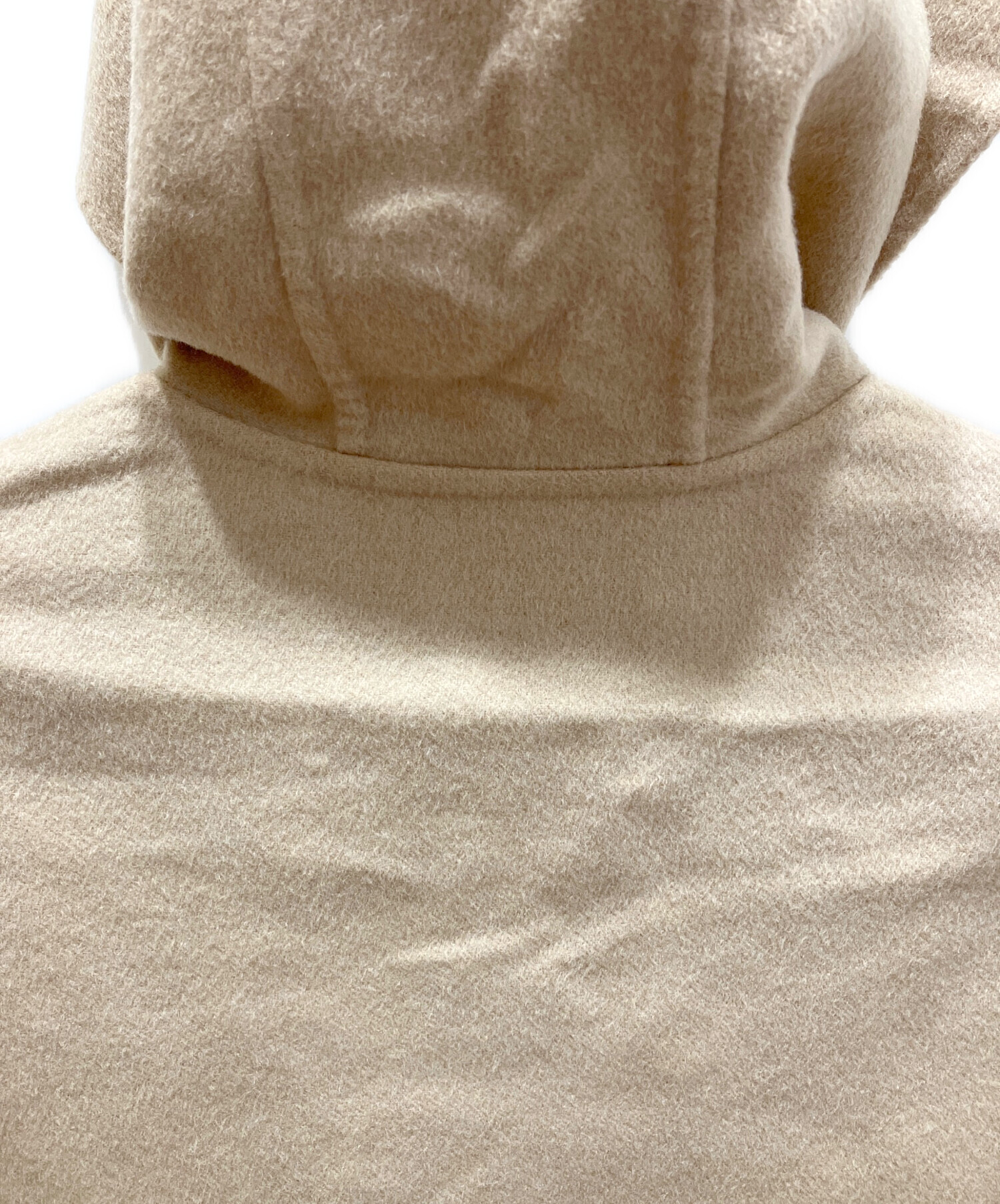 現行✨未使用 マックスマーラ フーテッドコート クチートアマーノ ベージュ 36 Max Mara - 美品 マックスマーラ Max Mara cucito a mano クチート