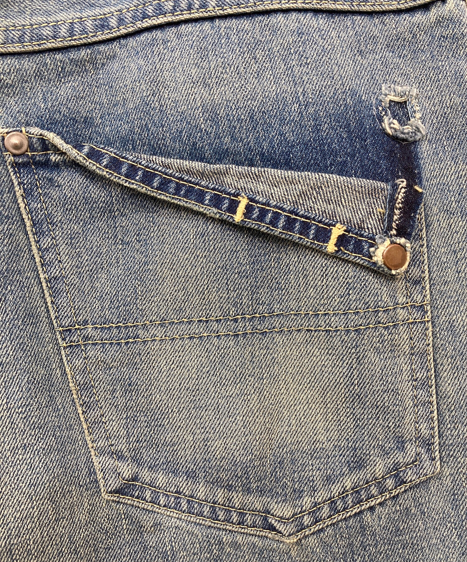 中古・古着通販】chimala (チマラ) VINTAGE LIGHT DENIM ブルー サイズ