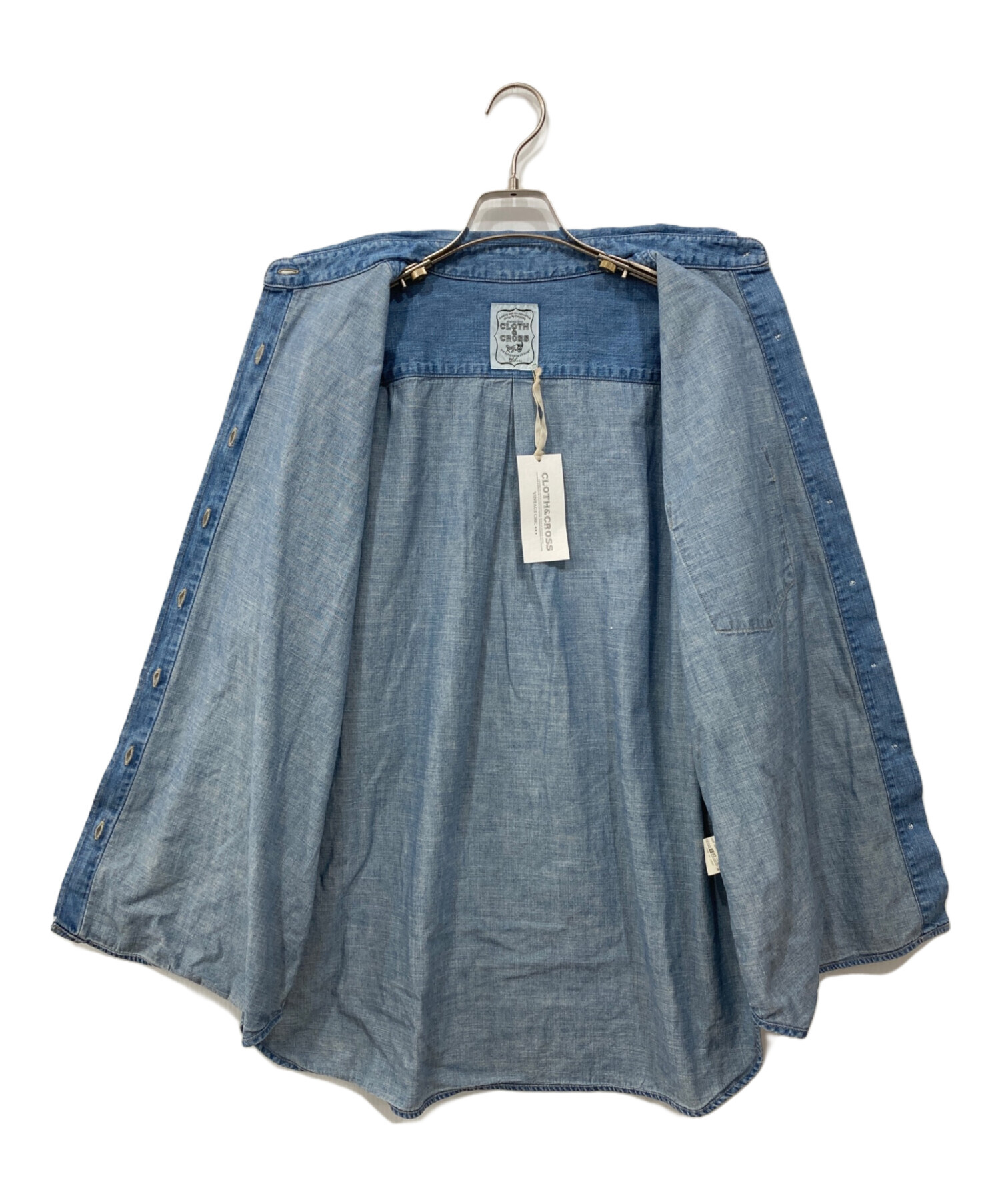 中古・古着通販】CLOTH&CROSS (クロスアンドクロス) デニムオーバー 