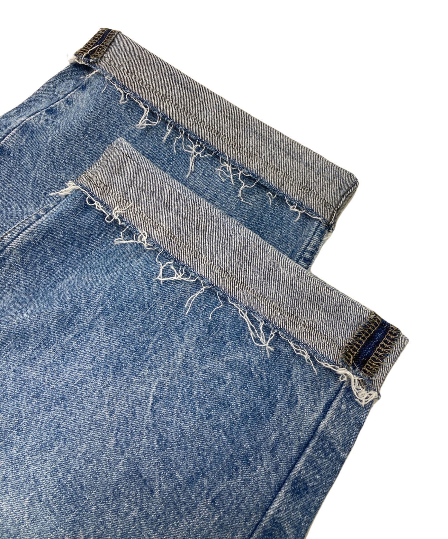 中古・古着通販】CLOTH&CROSS (クロスアンドクロス) 裾フリンジカーブ 
