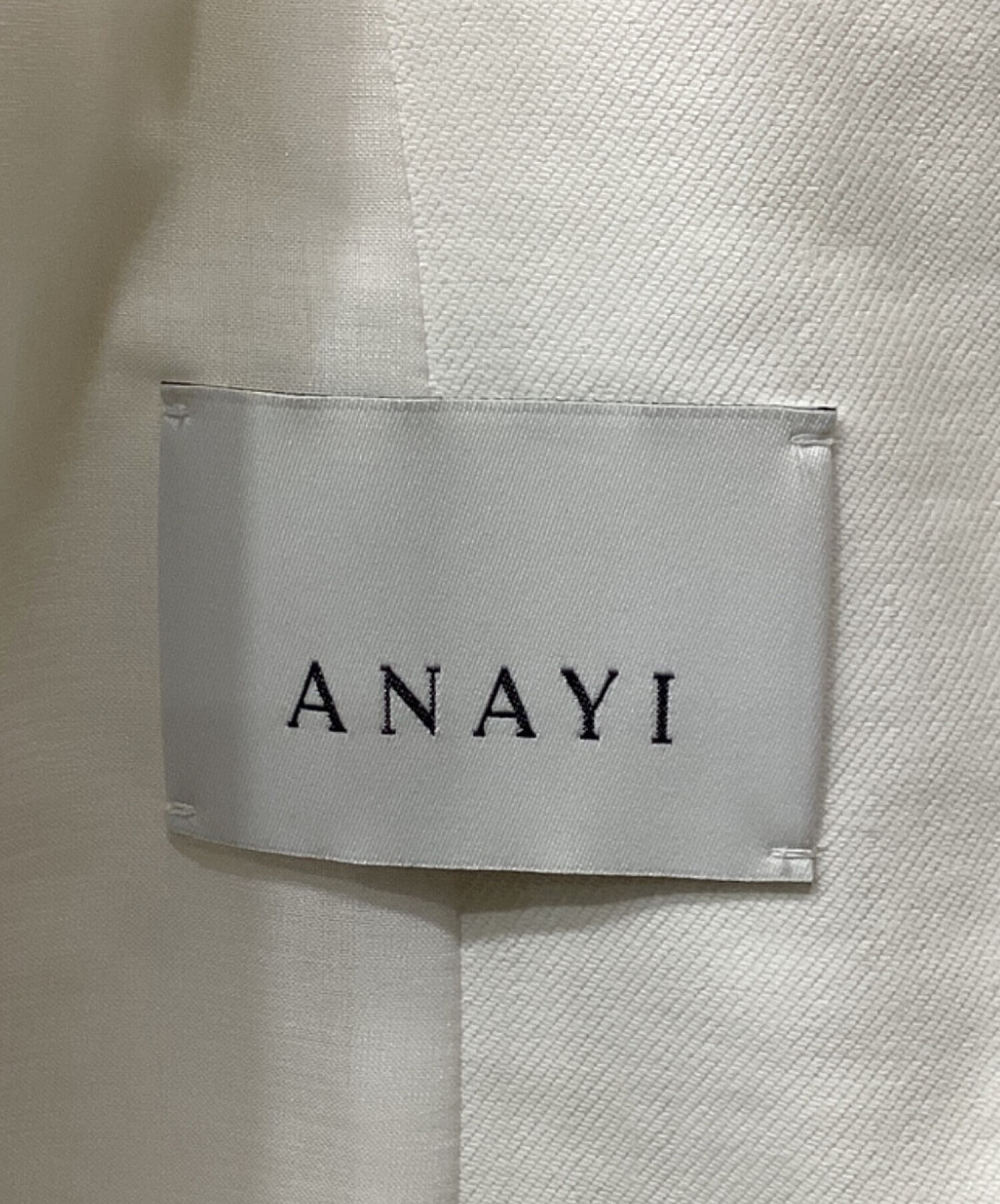 中古・古着通販】ANAYI (アナイ) ラミーストレッチテーラードジレ
