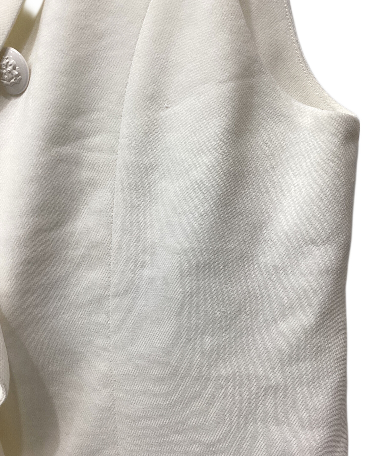 美品✨ANAYI　2023年　ラミーストレッチテーラードジレ　アイボリー　38 中古・古着通販】ANAYI (アナイ) ラミーストレッチテーラードジレ