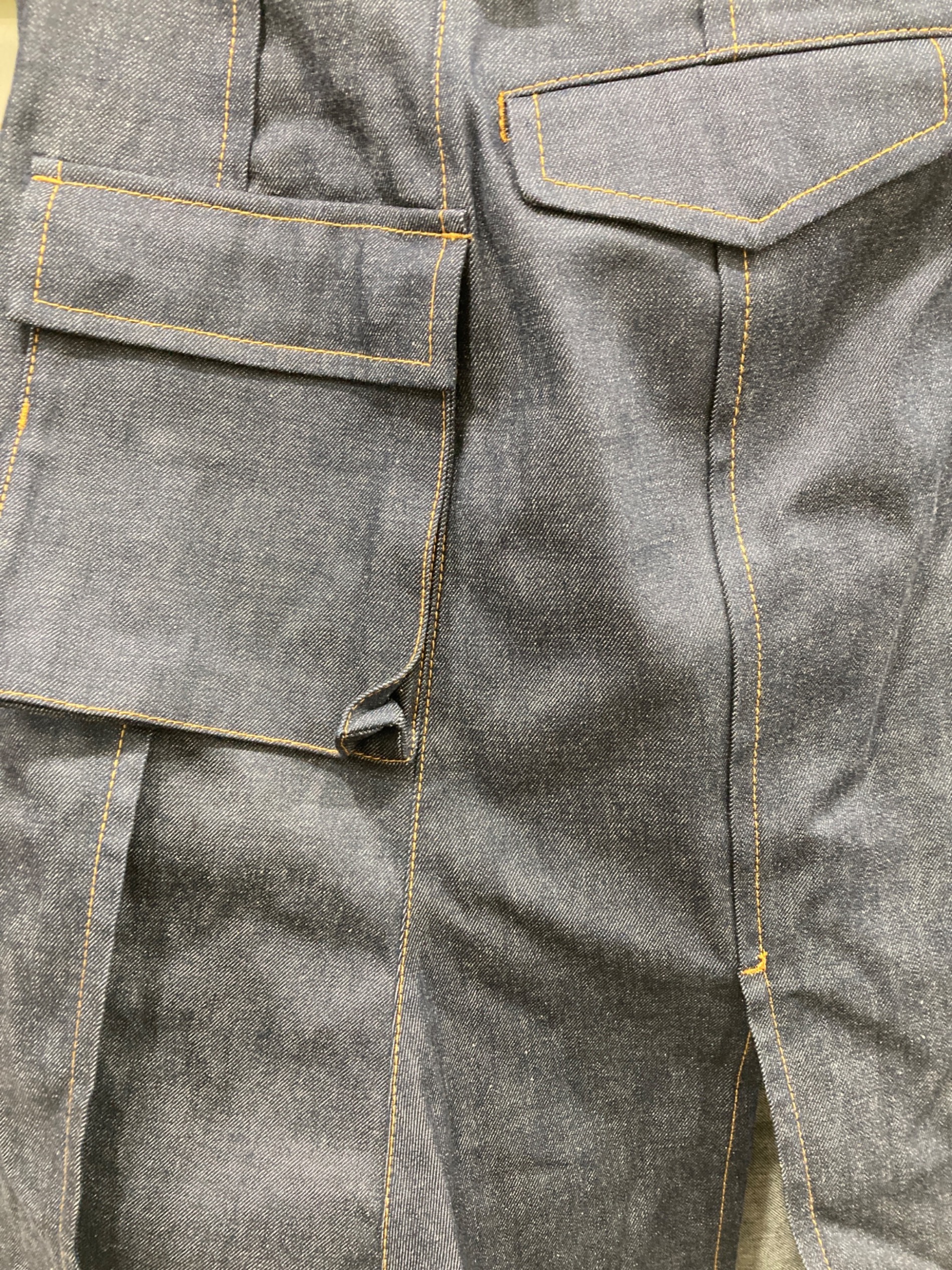 中古・古着通販】sacai (サカイ) デニムスカート インディゴ サイズ:2