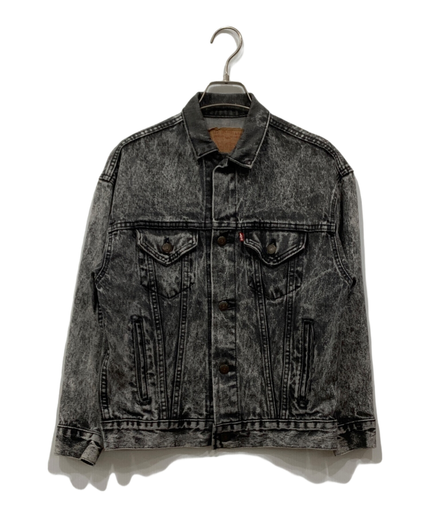 中古・古着通販】LEVI'S (リーバイス) ブラックデニムジャケット