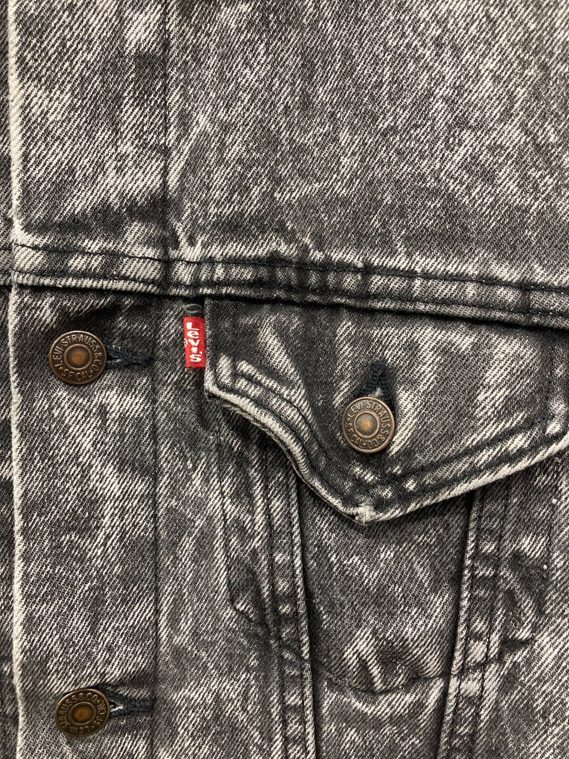 中古・古着通販】LEVI'S (リーバイス) ブラックデニムジャケット
