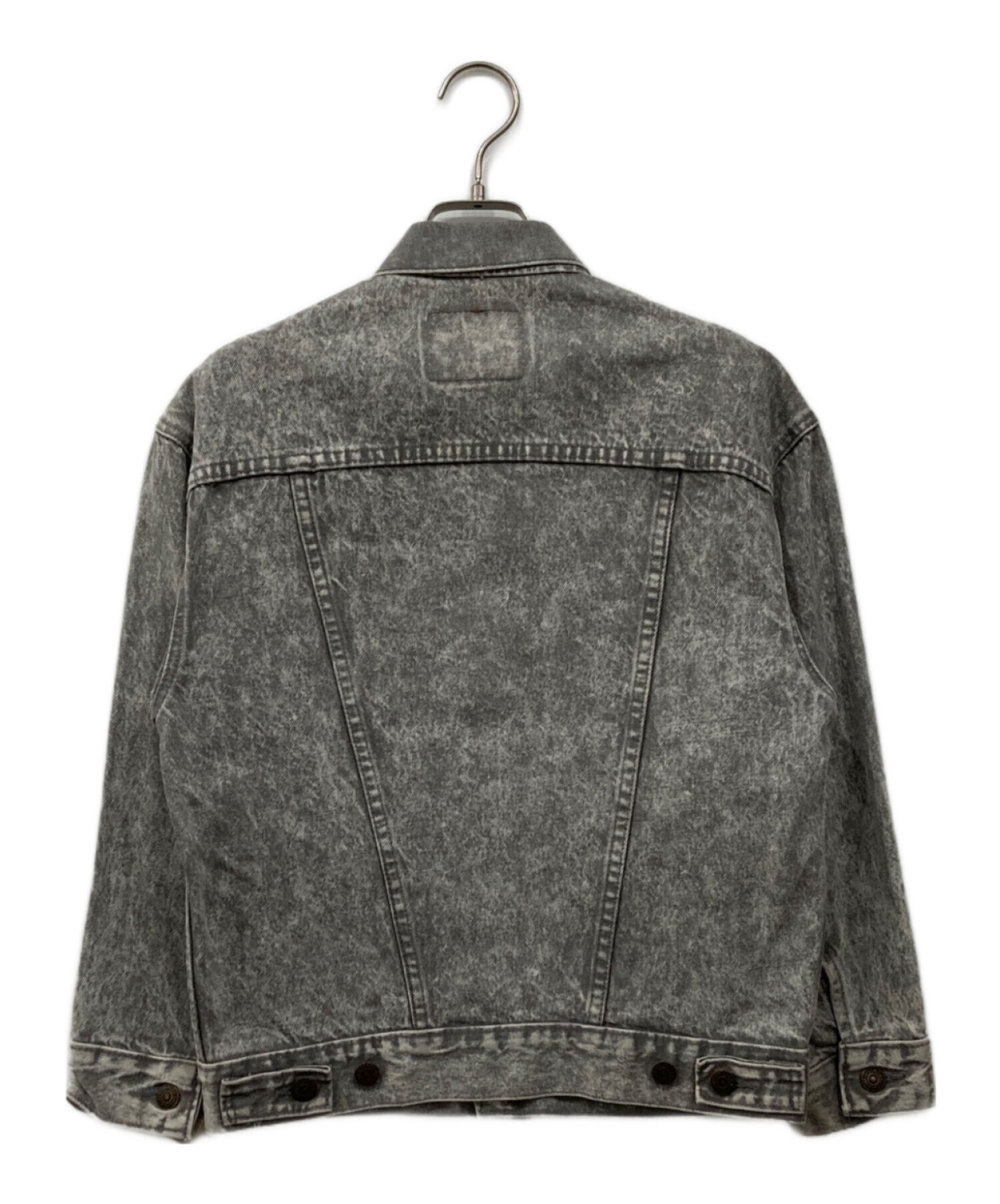 中古・古着通販】LEVI'S (リーバイス) デニムジャケット グレー サイズ