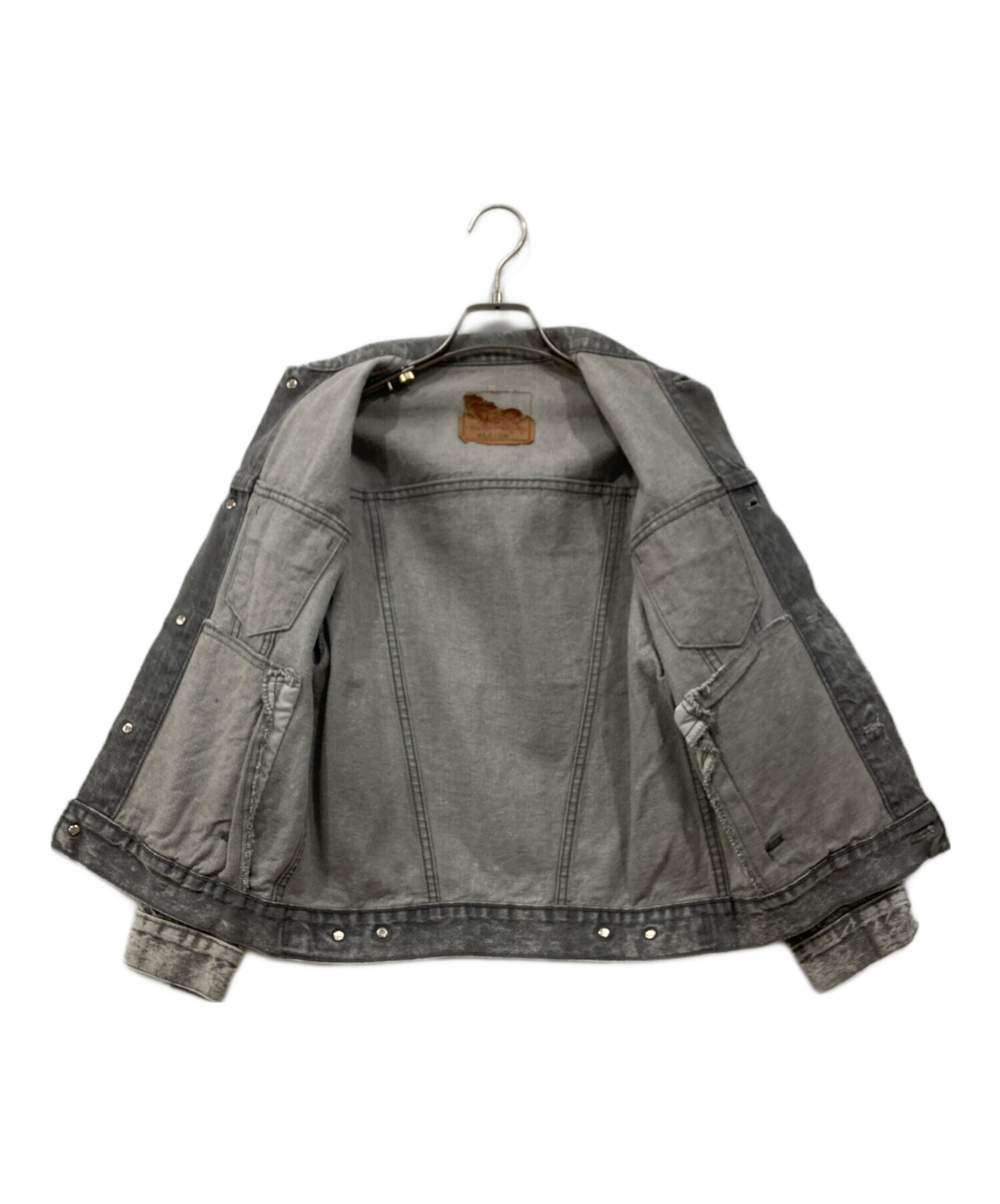 中古・古着通販】LEVI'S (リーバイス) デニムジャケット グレー サイズ