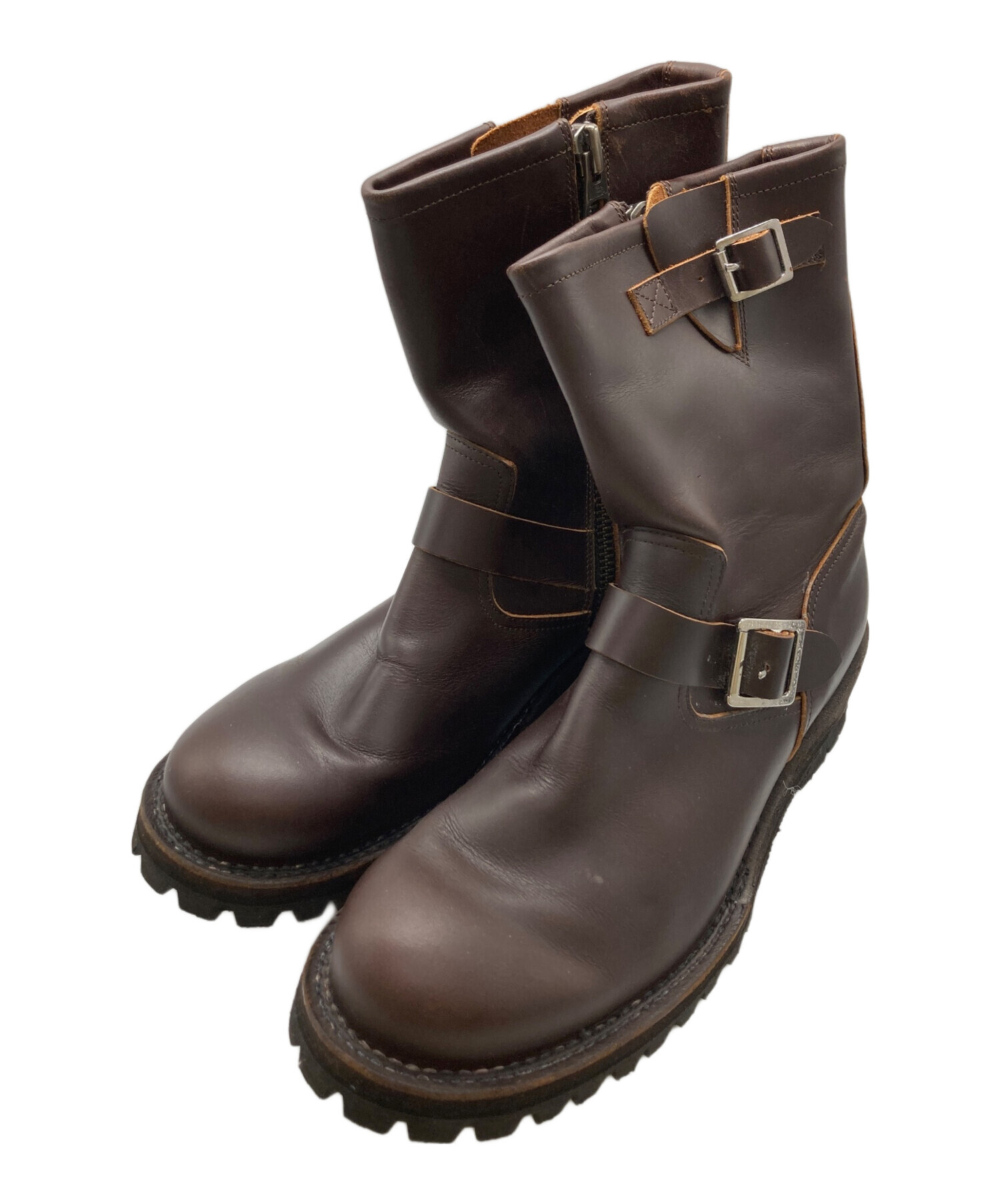 Slow Wear Lion オイルドレザー2tonエンジニアブーツ OB8595RS BROWN/BLACK. サイズ8E | [SLOW WEAR LION] [スローウェアライオン] 3ヶ月保証 8595LR2