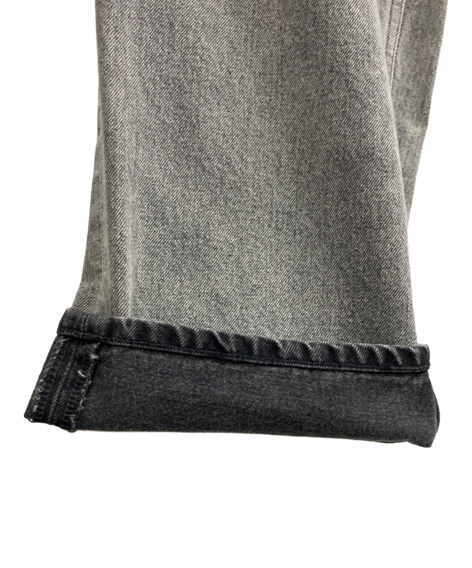 中古・古着通販】YLEVE (イレーヴ) 13.5oz DENIM BAGGY FADE ブラック