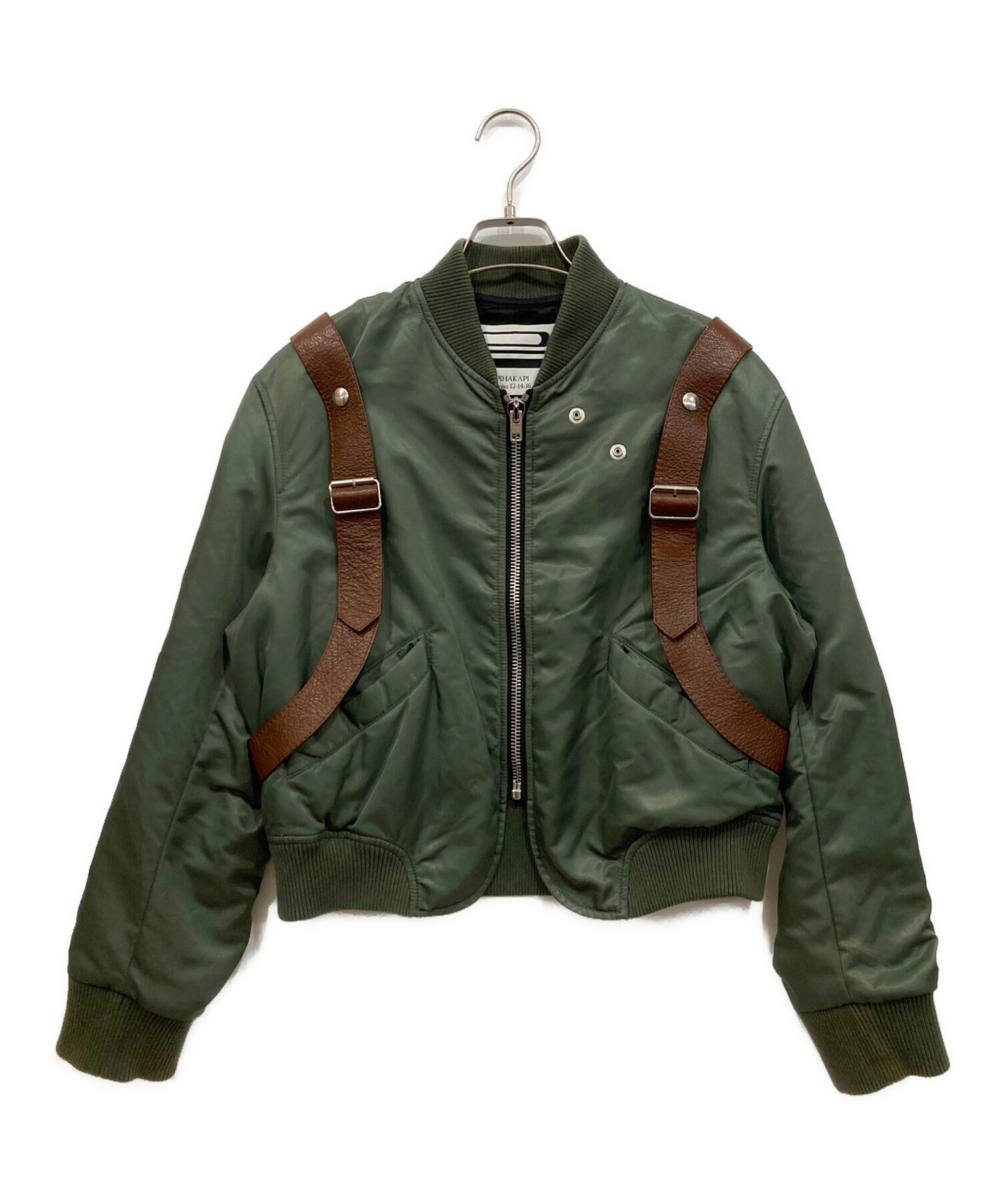 中古・古着通販】Pihakapi (ピパカピ) MILITARY BOMBER NYLON WITH 