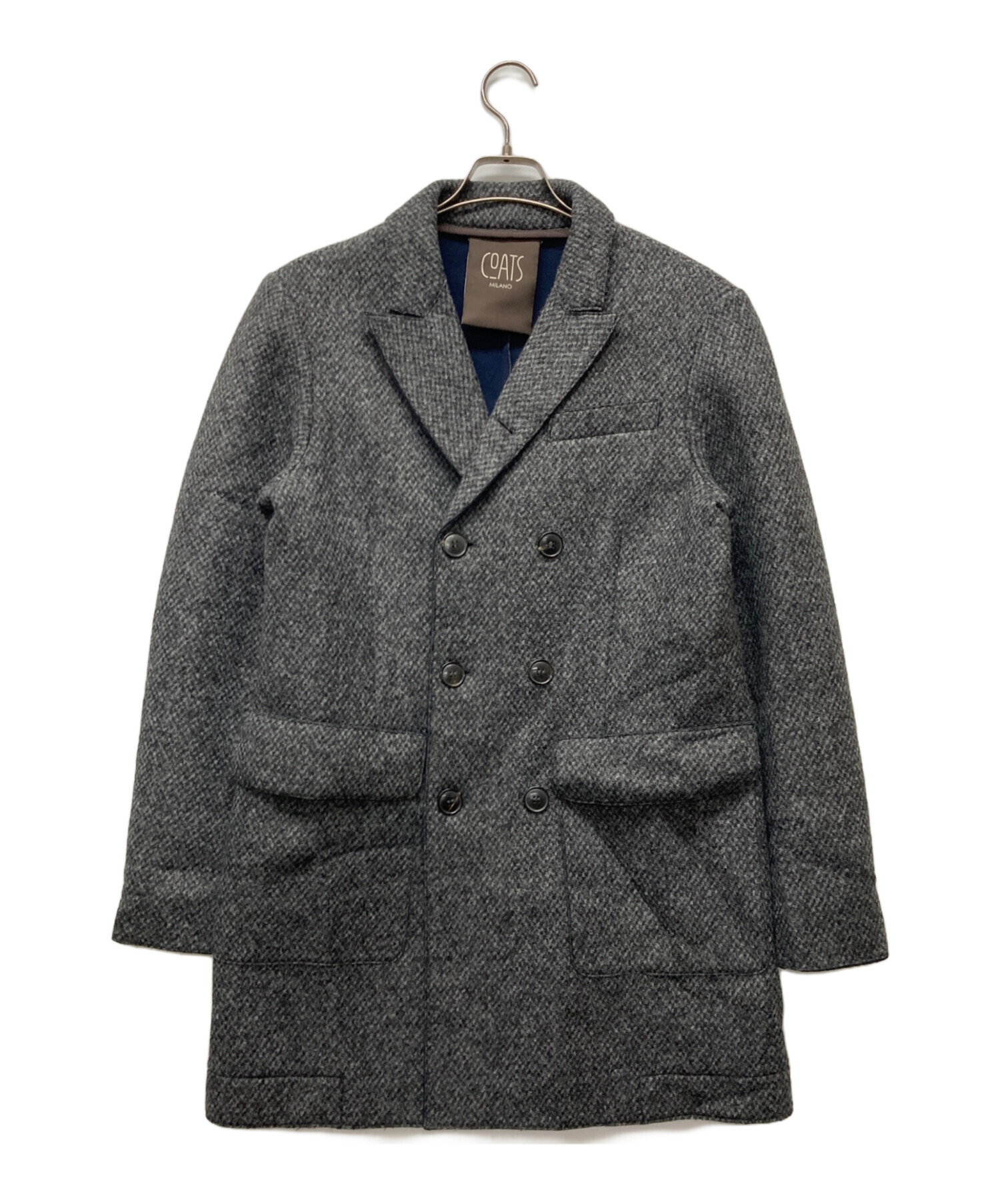 MOORER ムーレー COATS MILANO コート 中古・古着通販】MOORER (ムーレー) ダブルチェスターコート グレー