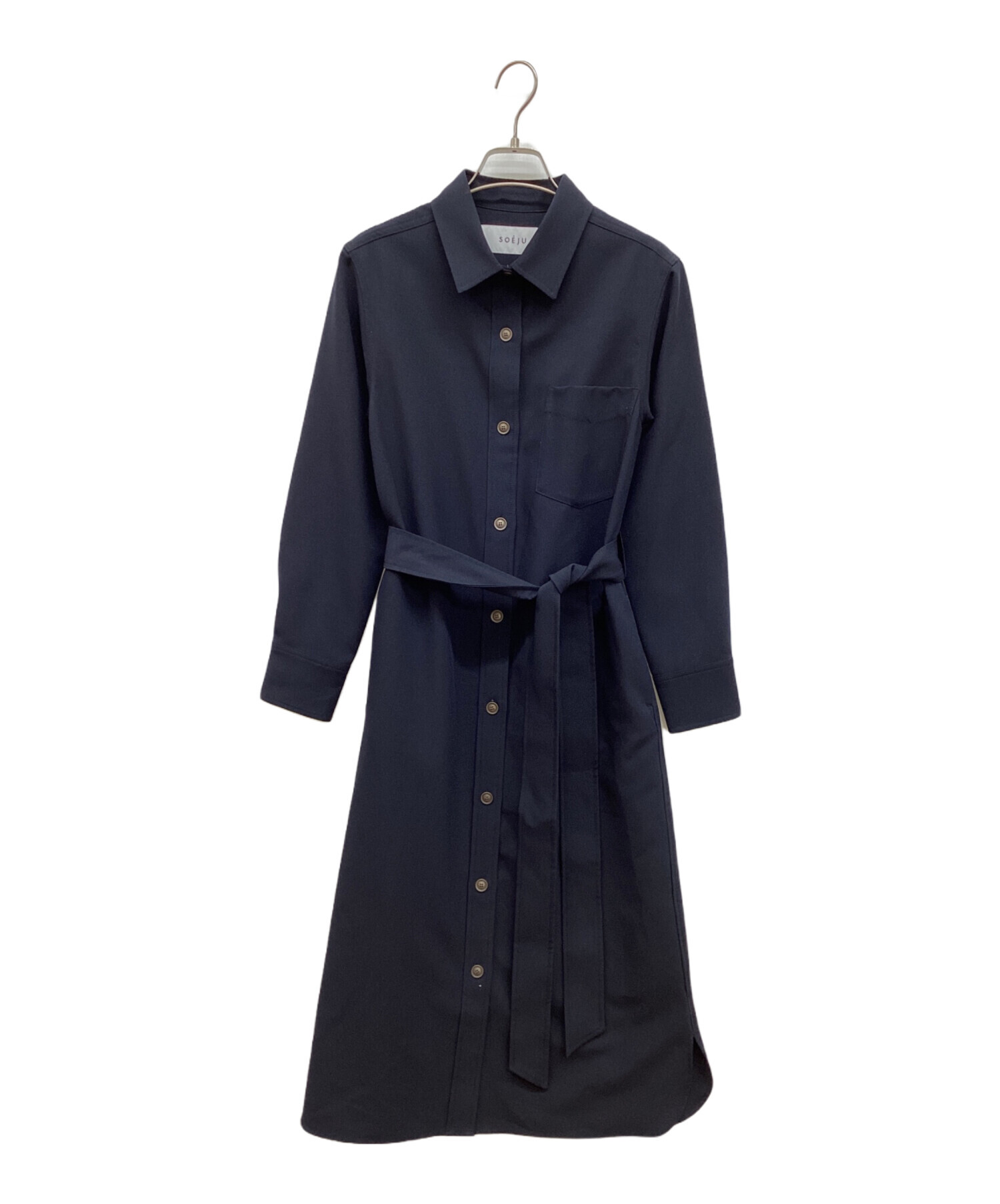 中古・古着通販】SOEJU (ソージュ) ソフトオックスシャツワンピース