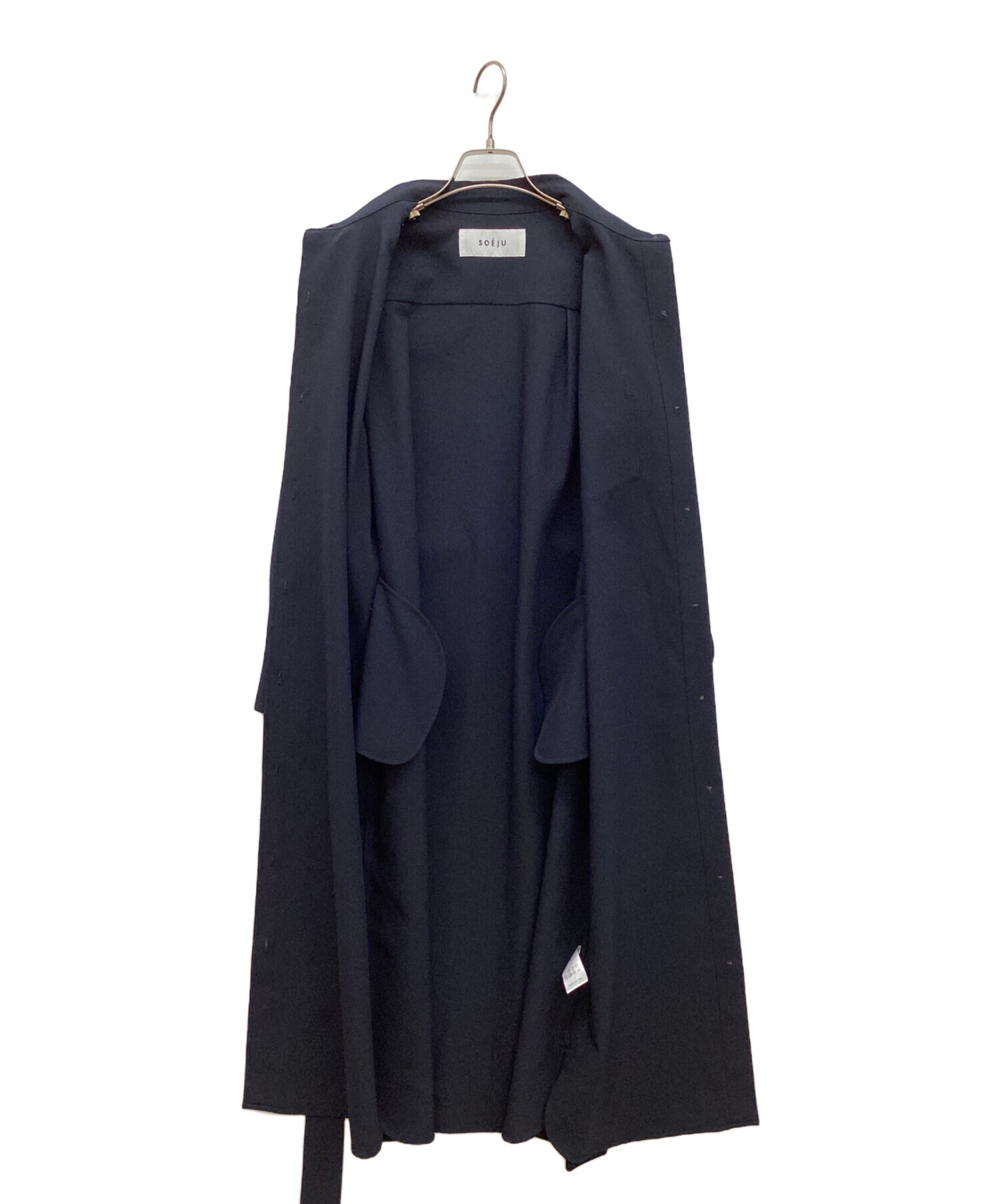 SOEJU ソージュ ソフト オックス シャツ ワンピース ネイビー ソージュ
