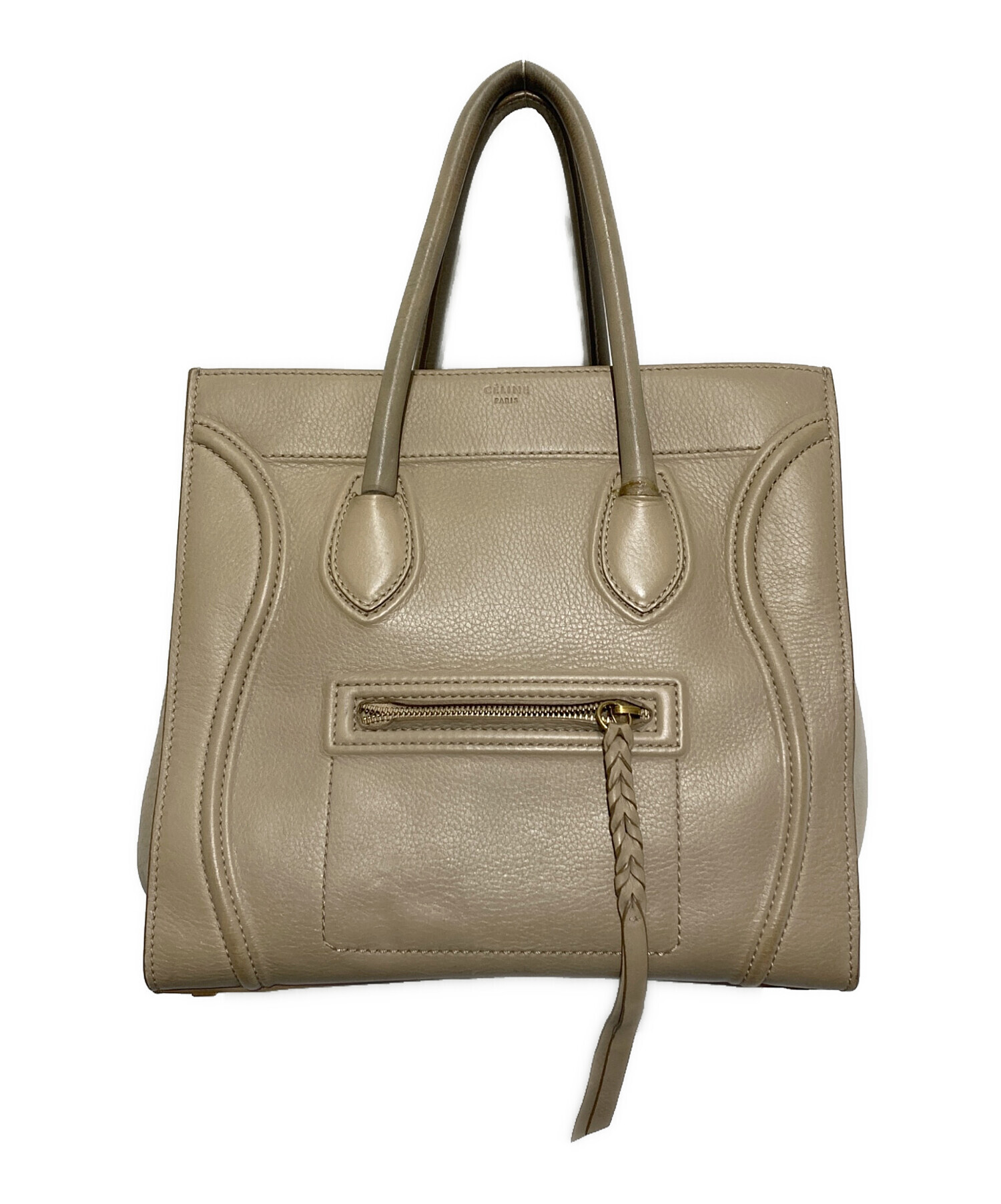 中古・古着通販】CELINE (セリーヌ) トートバッグ ベージュ｜ブランド 