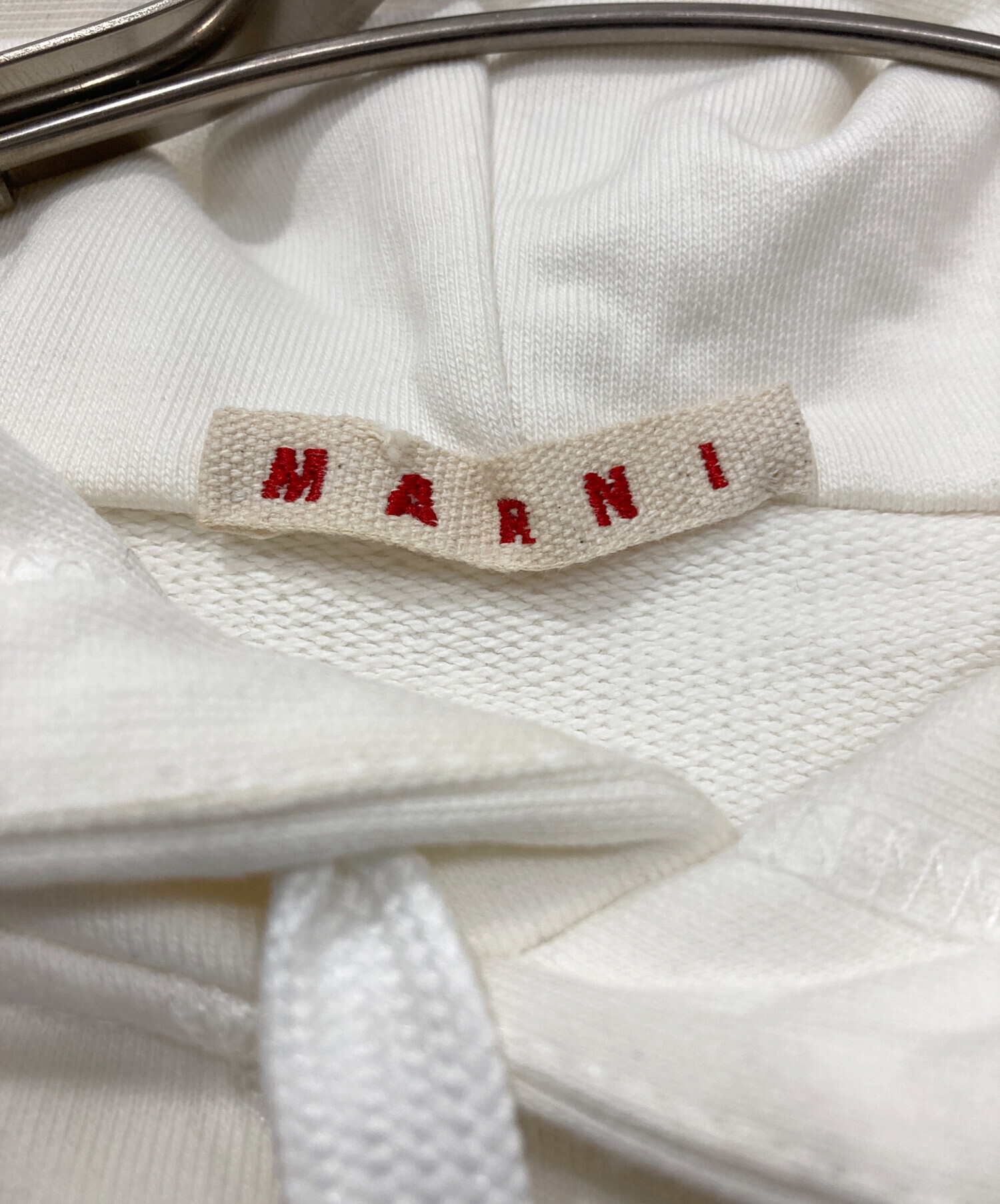 中古・古着通販】MARNI (マルニ) サイドスリット プルオーバーパーカー 
