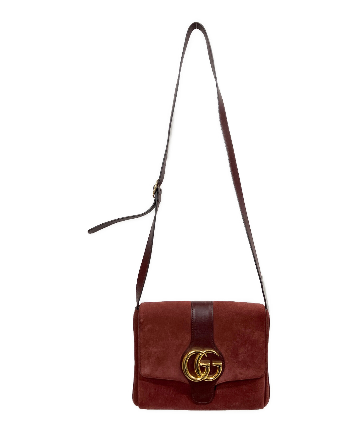 【数日限定】GUCCI グッチ アリー 550126 スエード ショルダーバッグ グッチ アリー ショルダーバッグ 黒 G金具 550126 レディース スエード