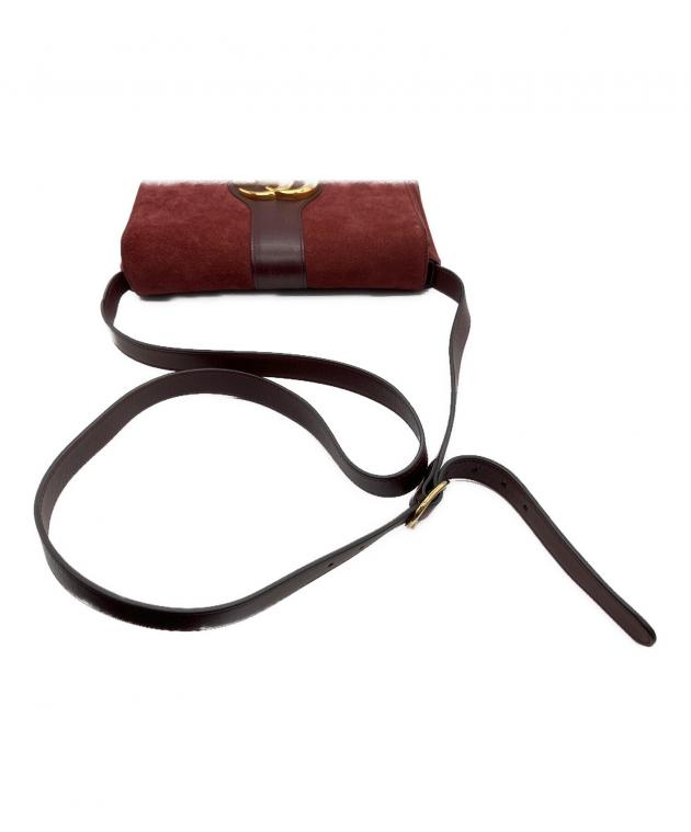 中古・古着通販】GUCCI (グッチ) アリースウェードショルダーバッグ 中古・古着通販】GUCCI (グッチ) アリースウェードショルダーバッグ