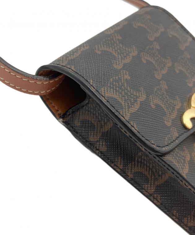 中古・古着通販】CELINE (セリーヌ) トリオンフ モバイルポーチ
