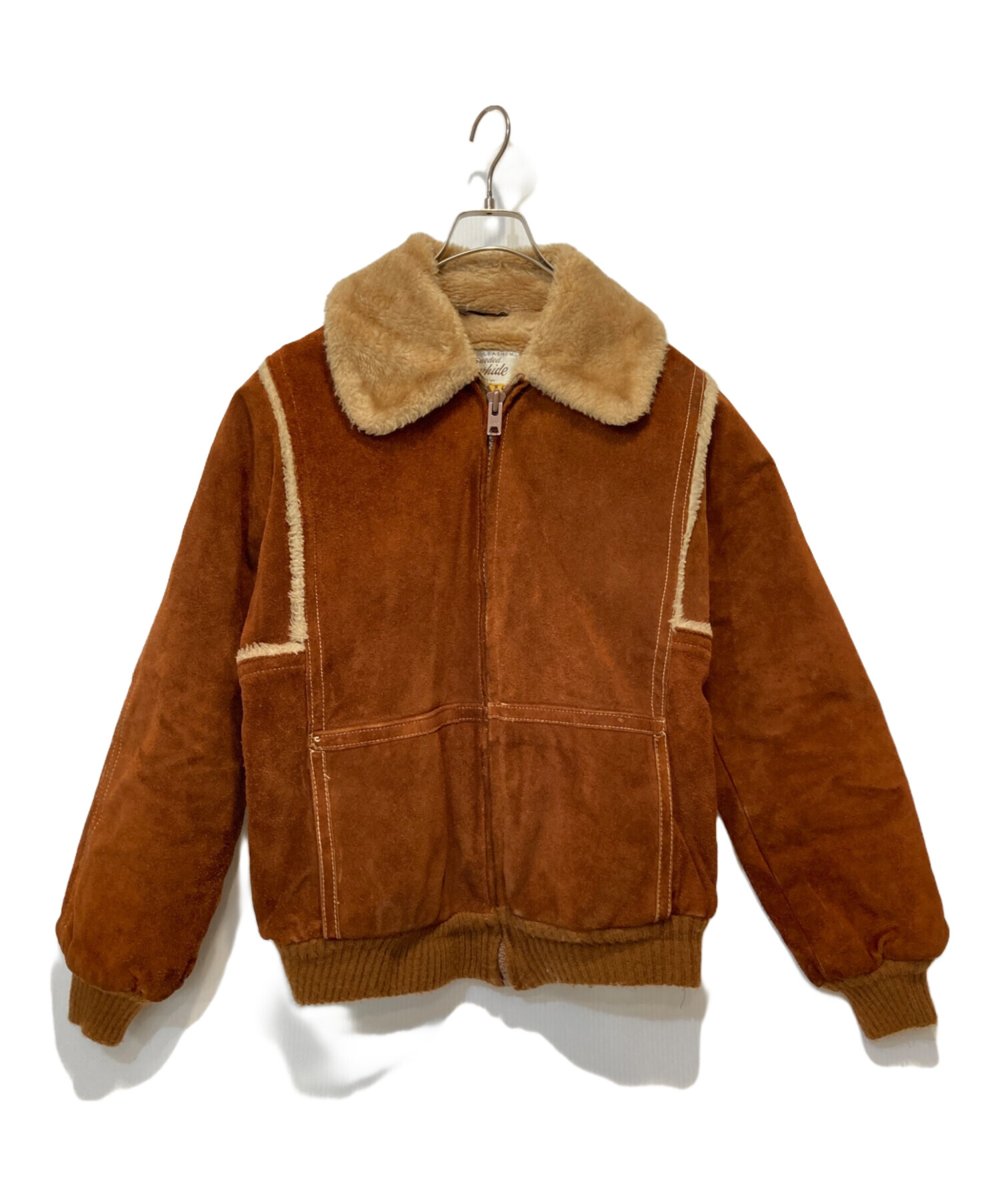 中古・古着通販】GRaIS (グレイス) レザージャケット ブラウン サイズ 