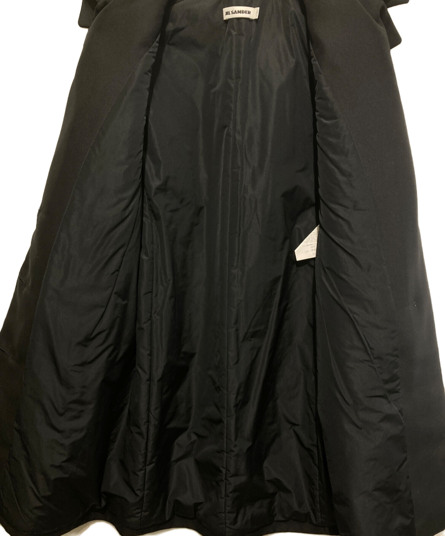 中古・古着通販】JIL SANDER (ジルサンダー) コート ブラック