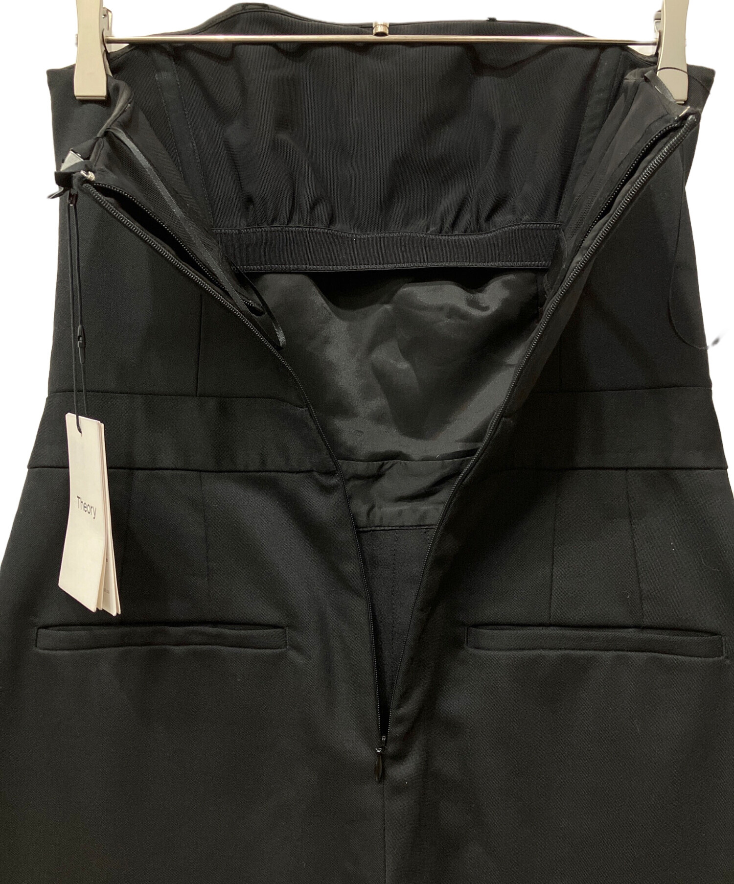 中古・古着通販】theory (セオリー) ベアオールインワン ブラック