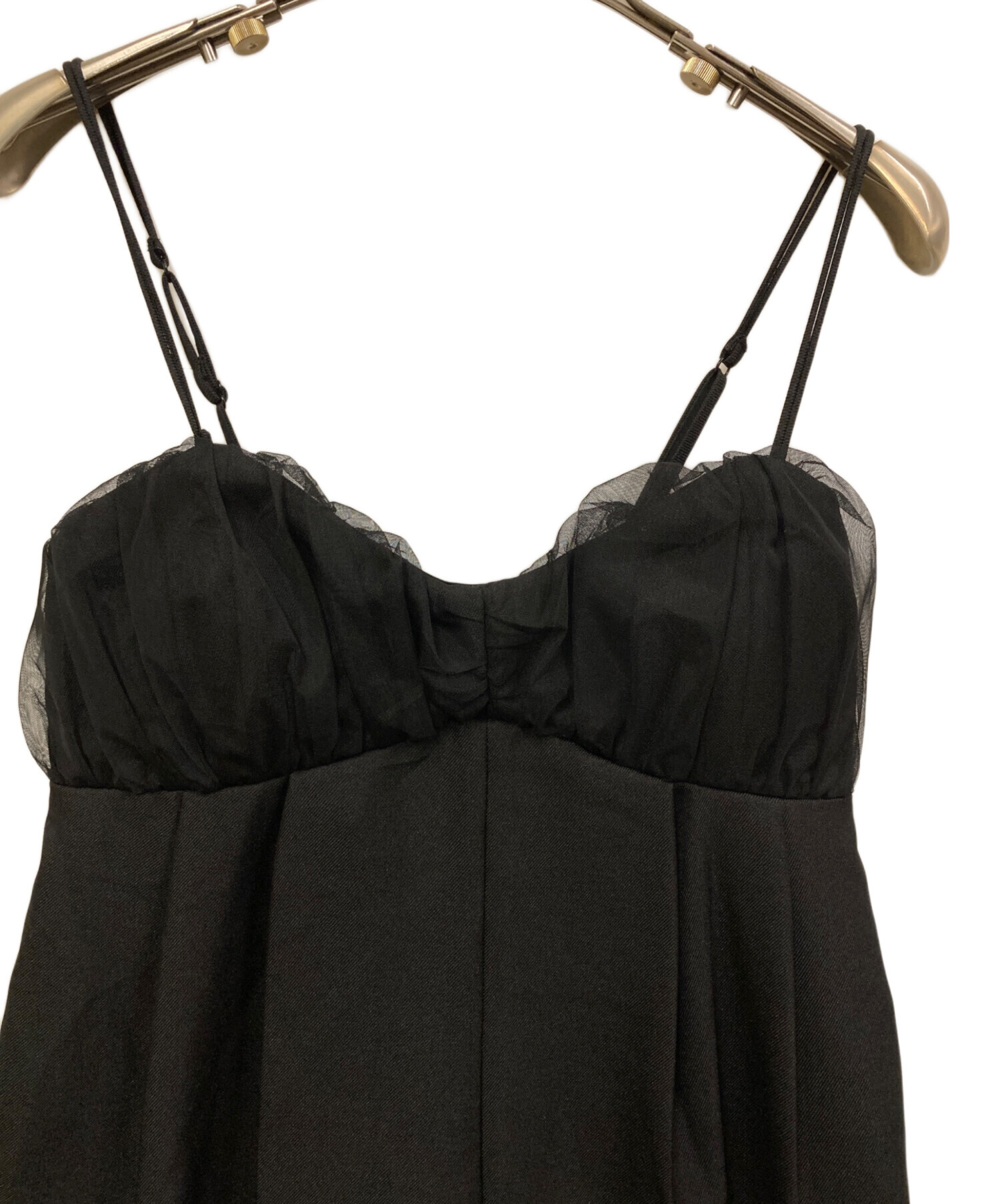 中古・古着通販】AMERI (アメリ) NET TULLE TOP LAYERED ROMPERS