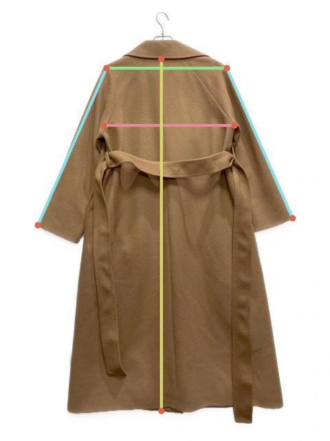 イネドのベルテッドラップコート　未使用　新品　美品です。 中古・古着通販】INED (イネド) ベルテッドラップコート ブラウン