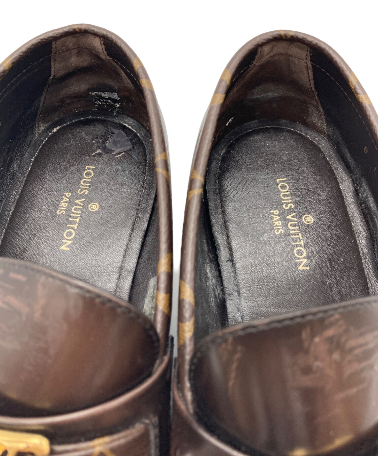 中古・古着通販】LOUIS VUITTON (ルイ ヴィトン) LV金具ローファー