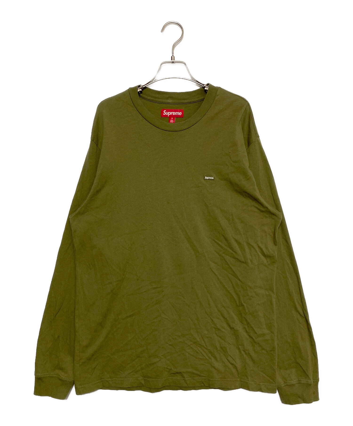 中古・古着通販】SUPREME (シュプリーム) Small Box L/S Tee オリーブ 