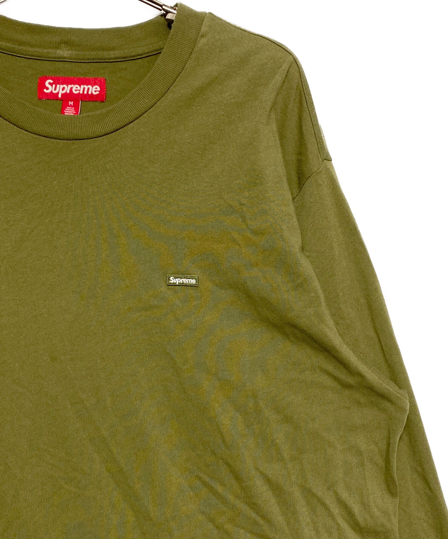 中古・古着通販】SUPREME (シュプリーム) Small Box L/S Tee オリーブ 