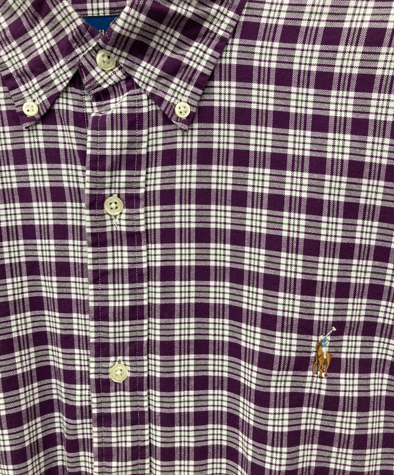 中古・古着通販】RALPH LAUREN (ラルフローレン) チェックシャツ 