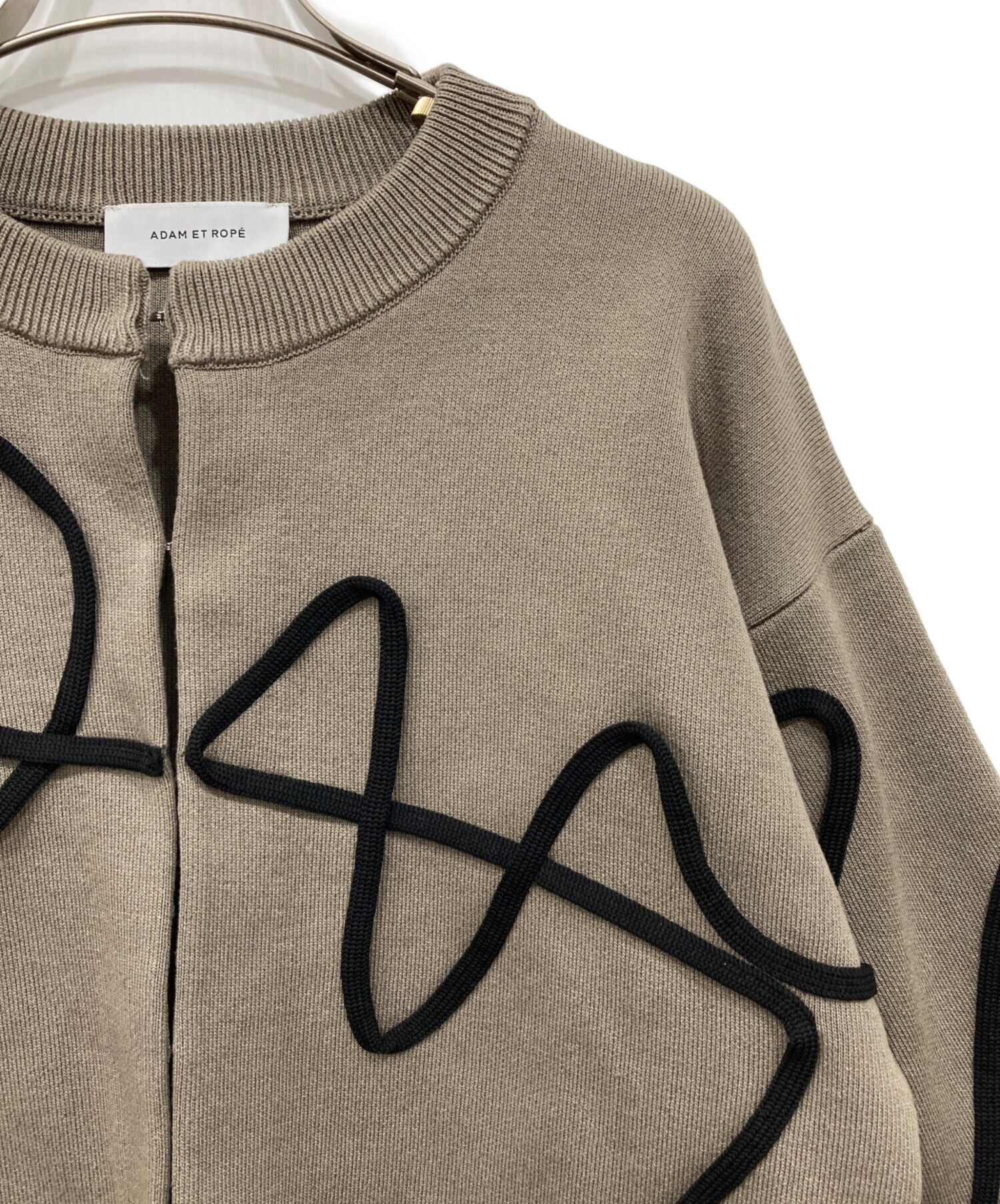 美品 完売品 アダムエロペ ラインアートブラウス カーディガン 中古・古着通販】Adam et Rope (アダム エ ロペ) ラインアート